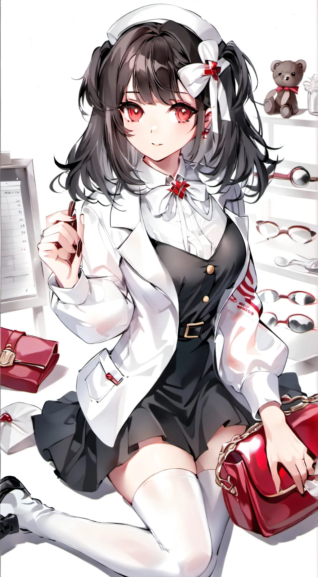 ai character: Rose background