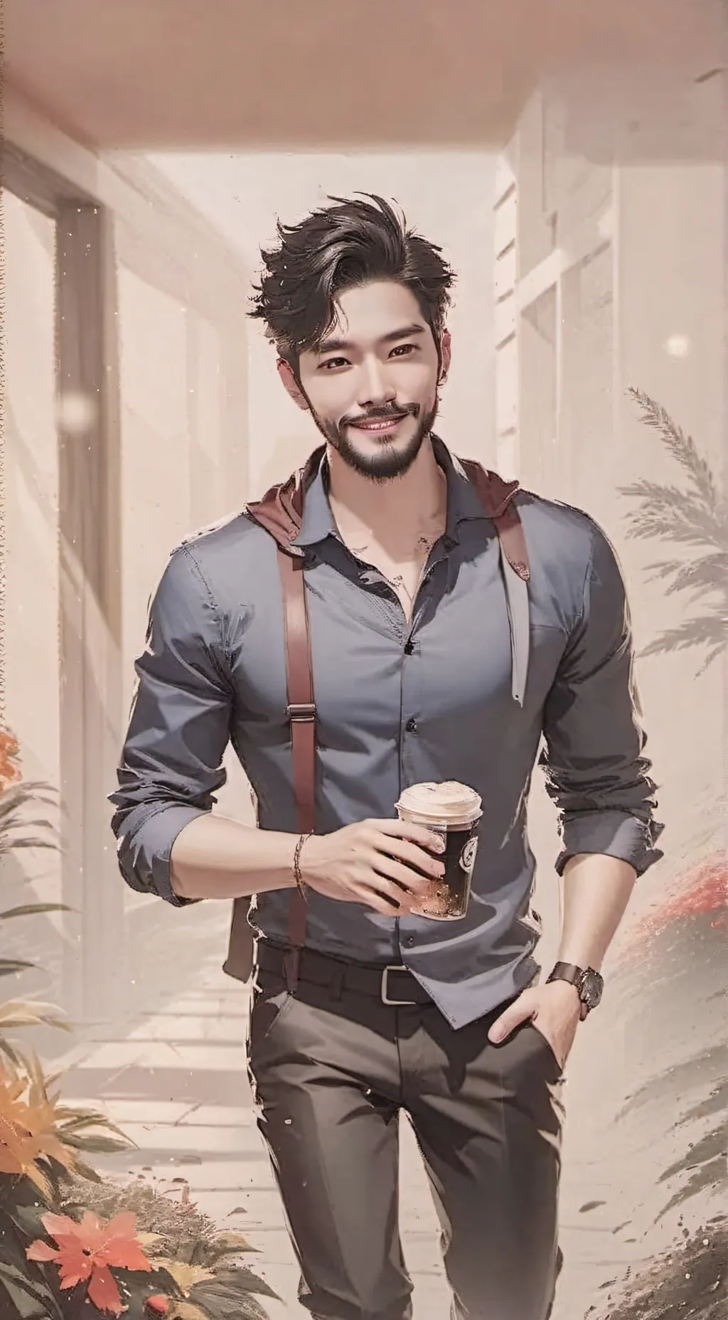 ai character: MR BEAST  background