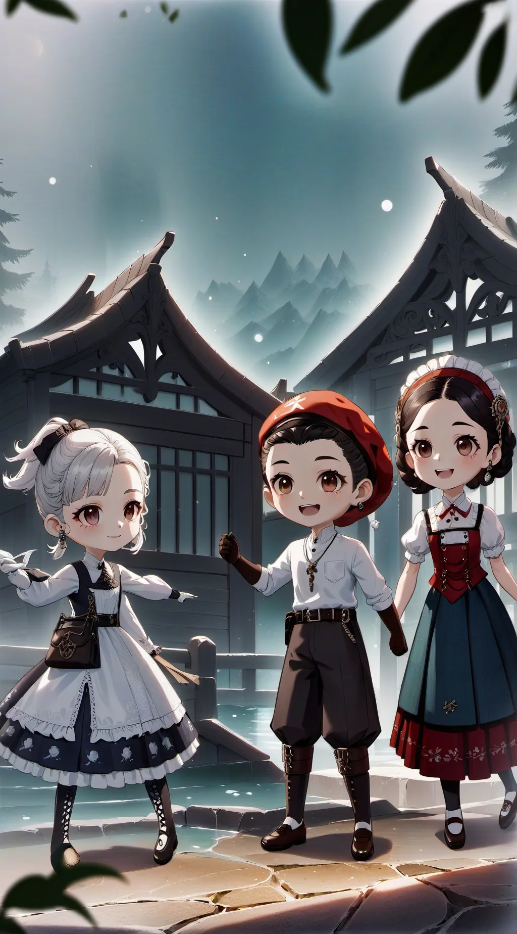 ai character: YAHIKO HINAHUA  background