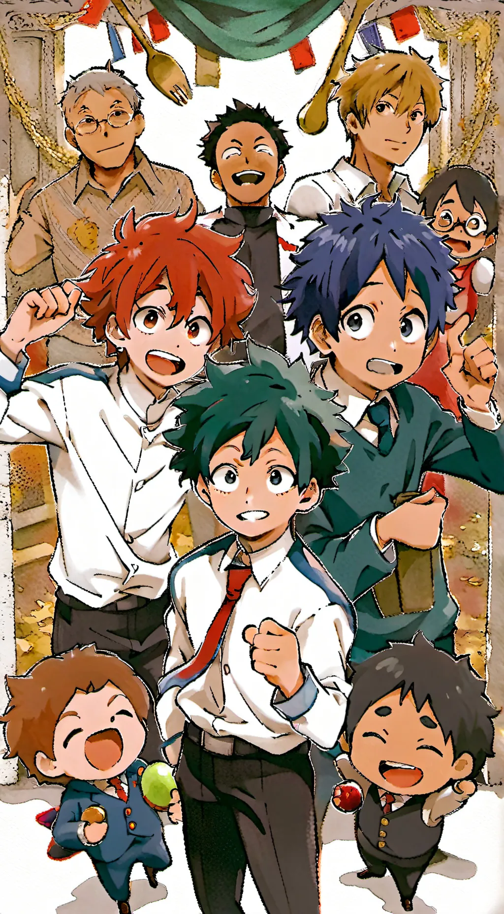 ai character: MHA FÊTES🥳🥳 background