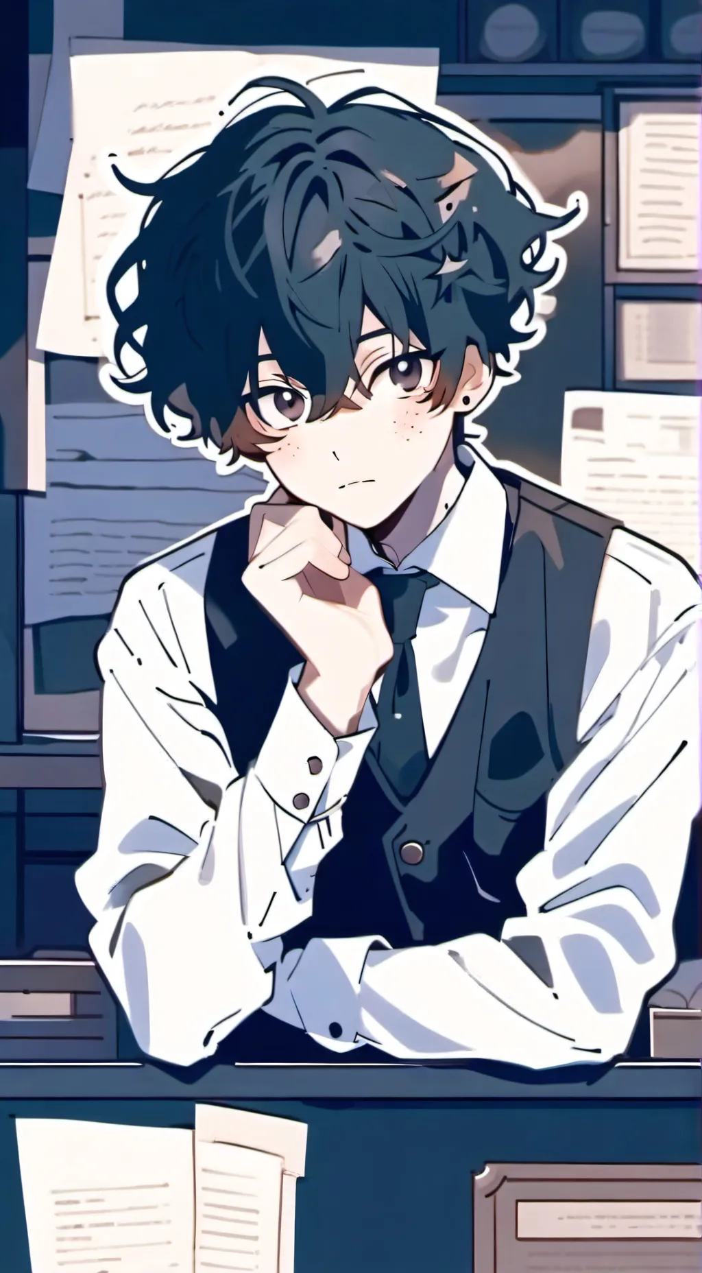 ai character: J A C O B background