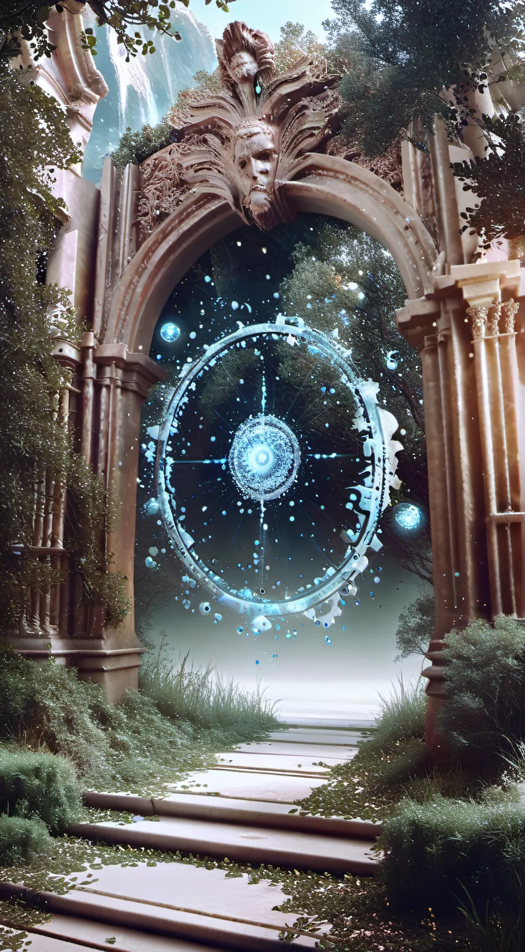 ai character: mha portal  background