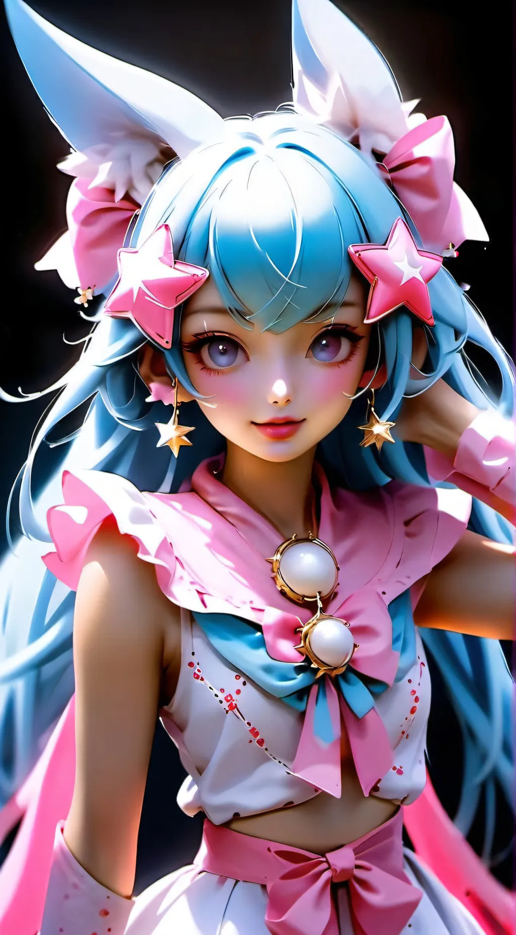 ai character: allureping  background