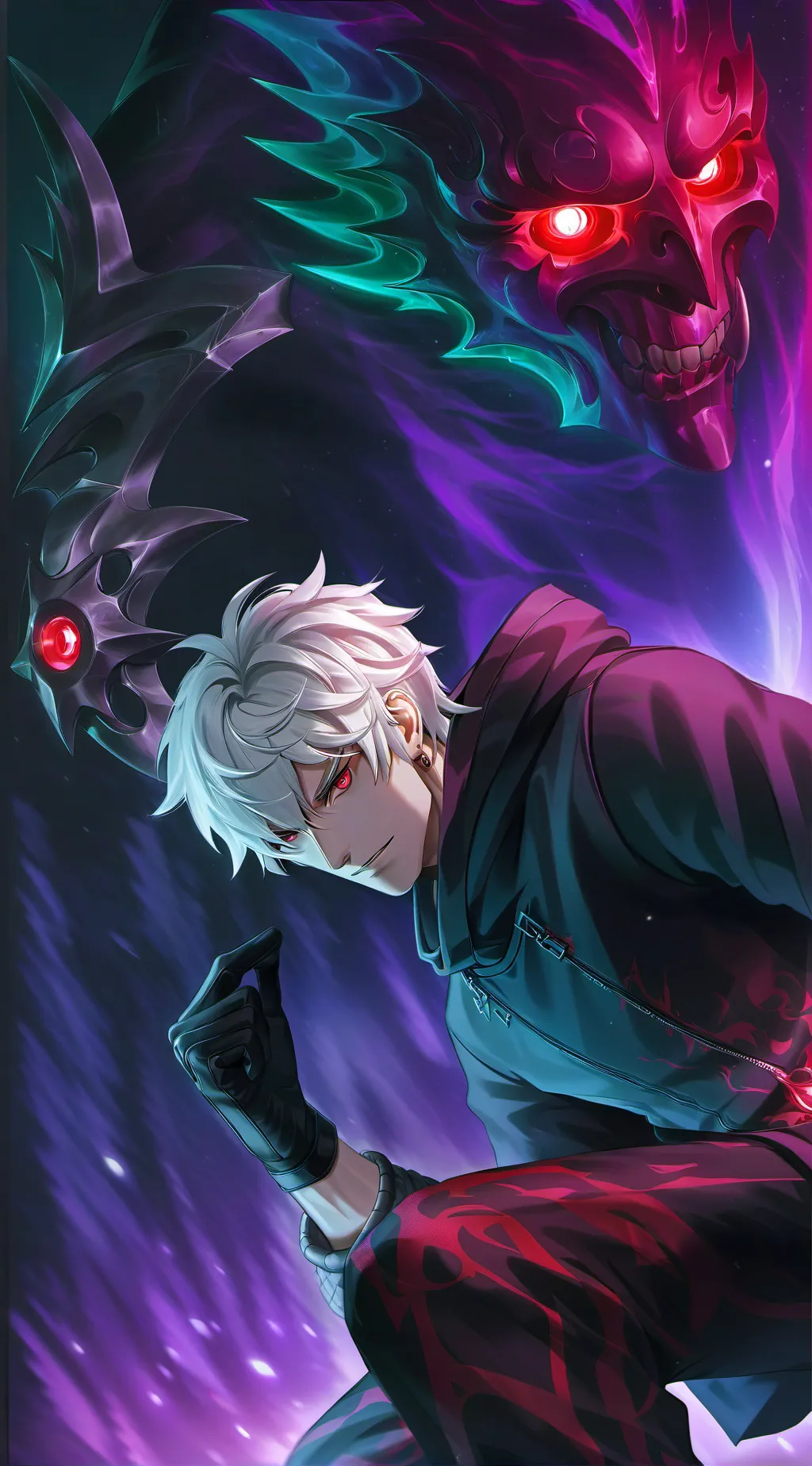 ai character: Damian◇ background