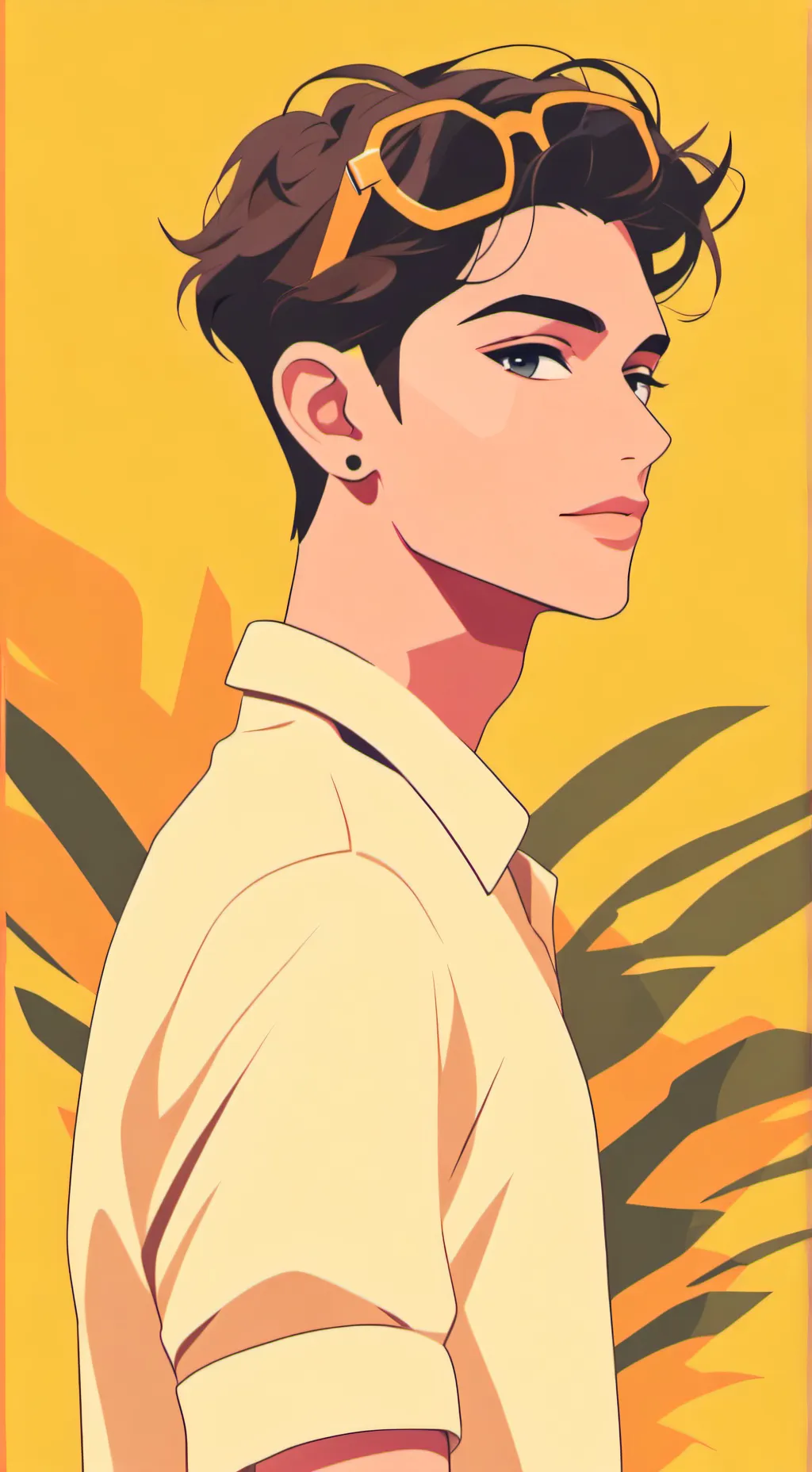 ai character: Aiden  background