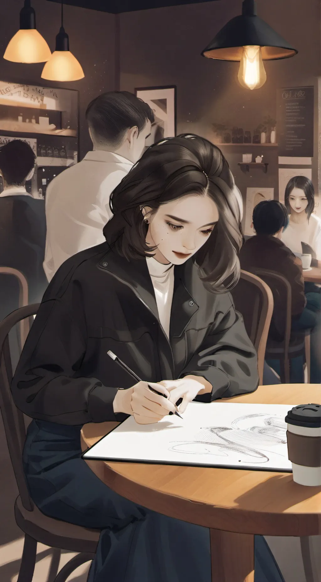 ai character:  XD background