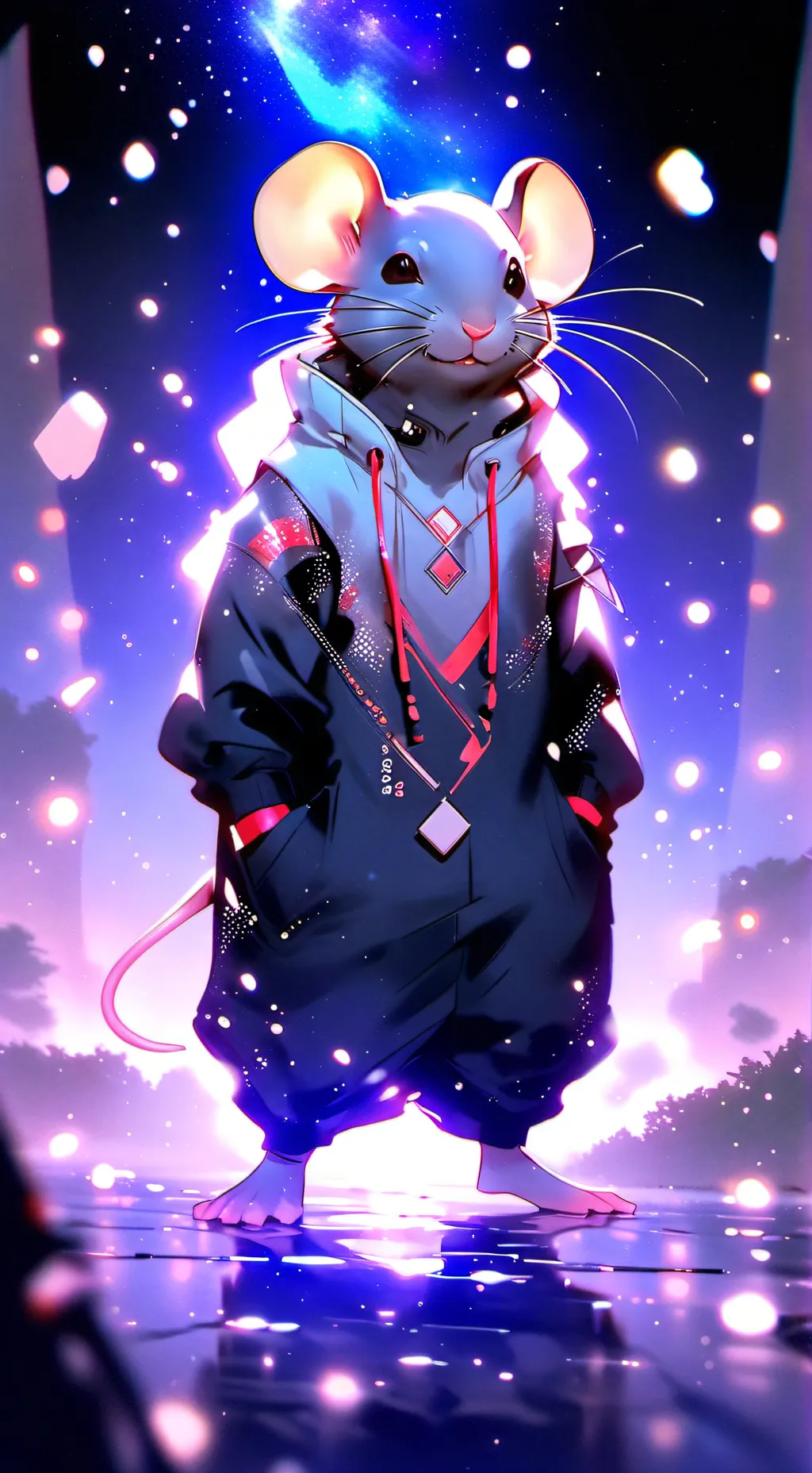 ai character: le rat qui danse background