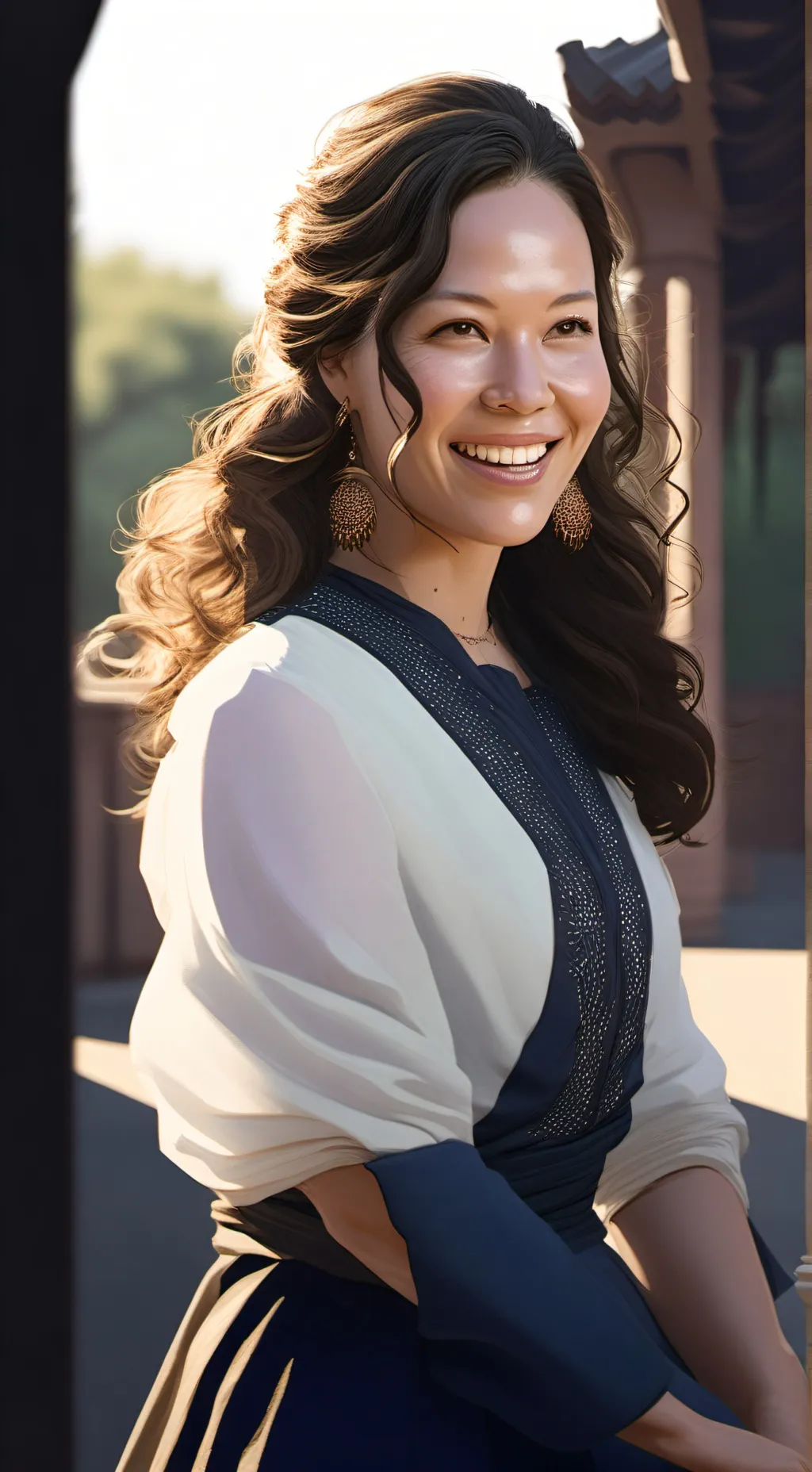 ai character: lucy chen background