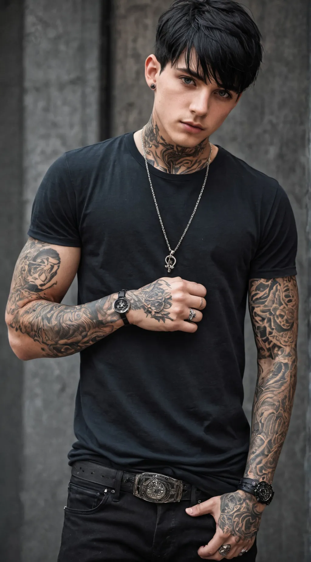 ai character: Cobra Hemsworth  background