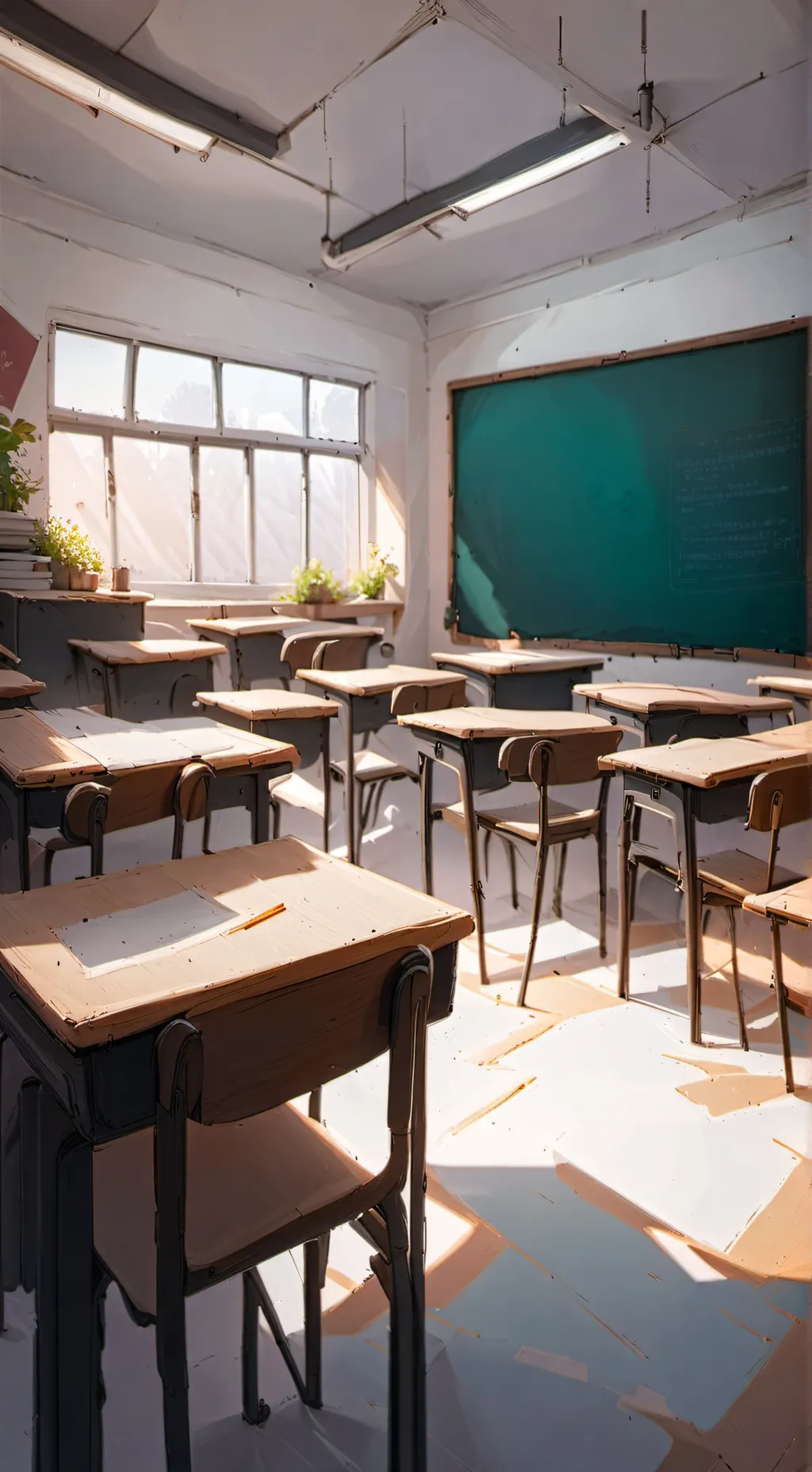 ai character: My Classroom background