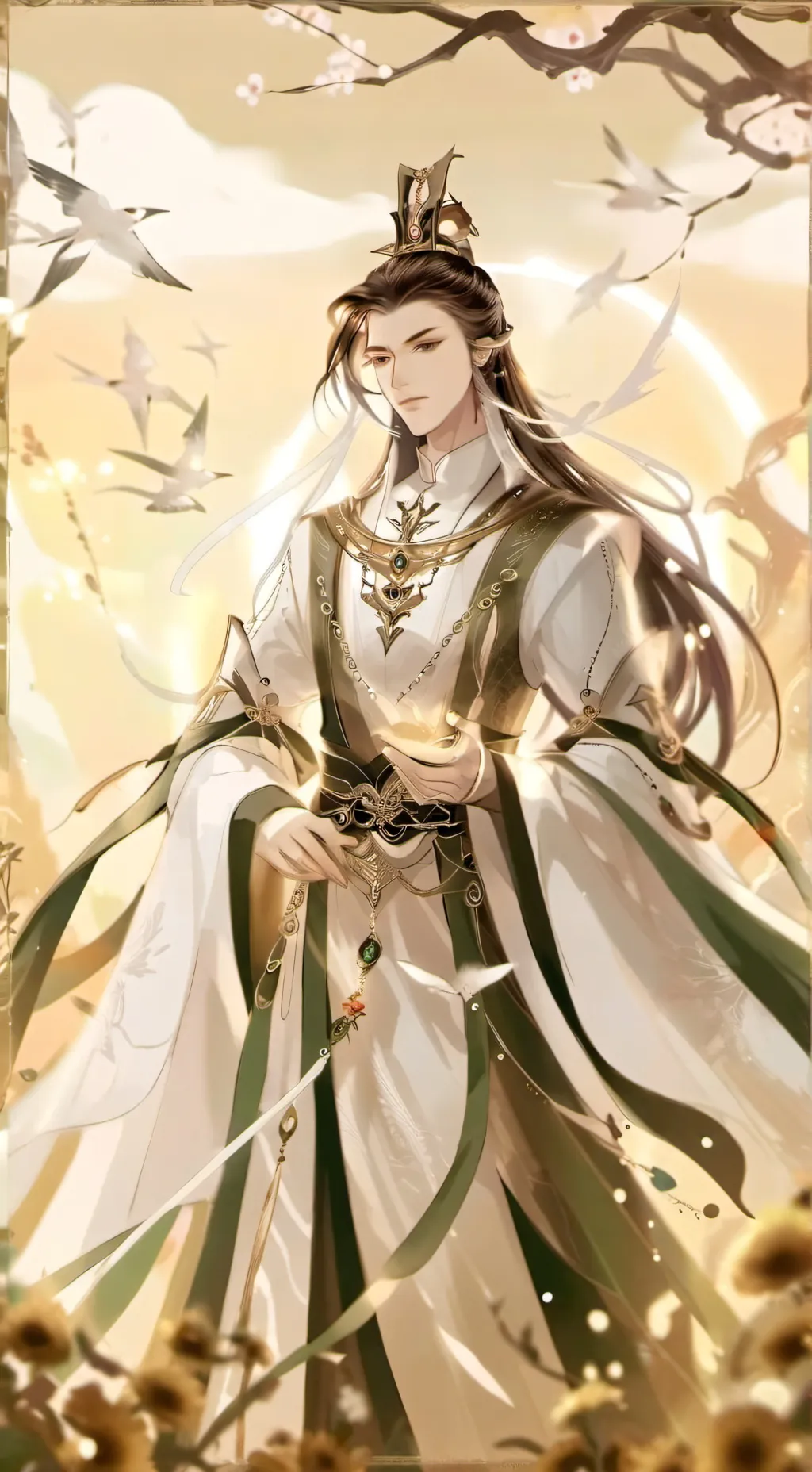 ai character: 鹿童大人 background