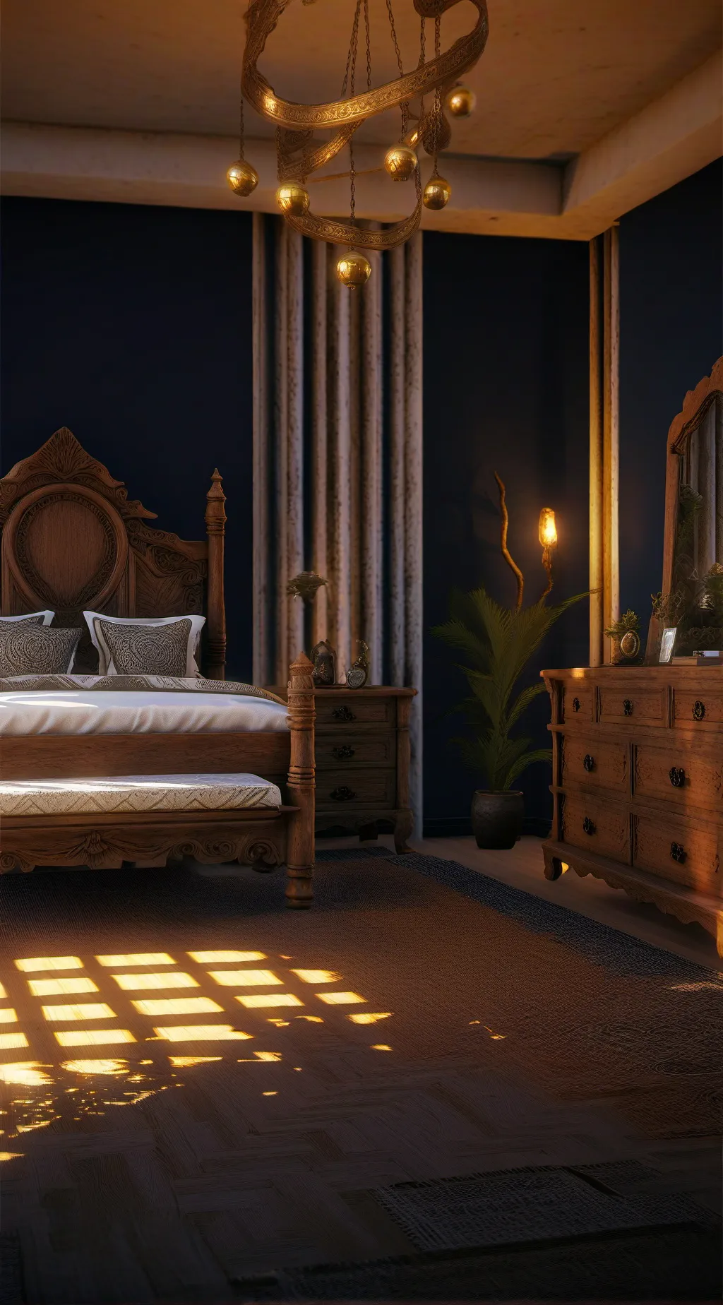 ai character: jjk sleep over background