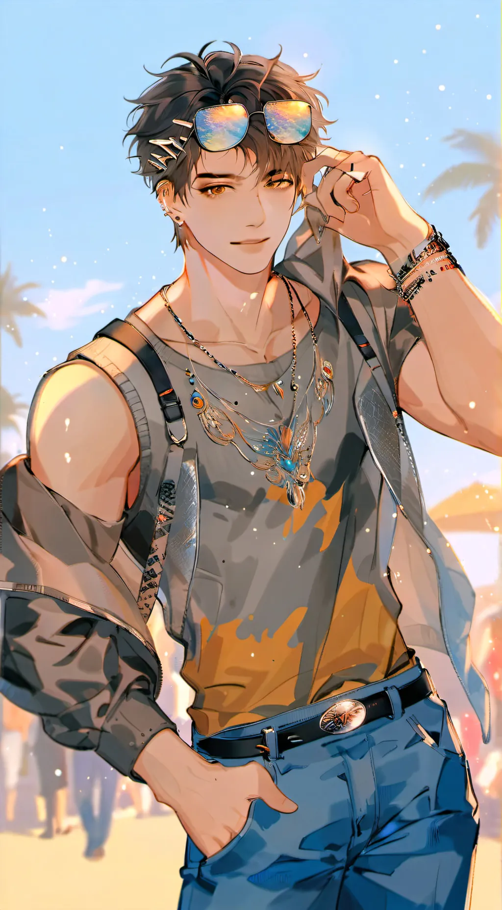 ai character: Dexter background