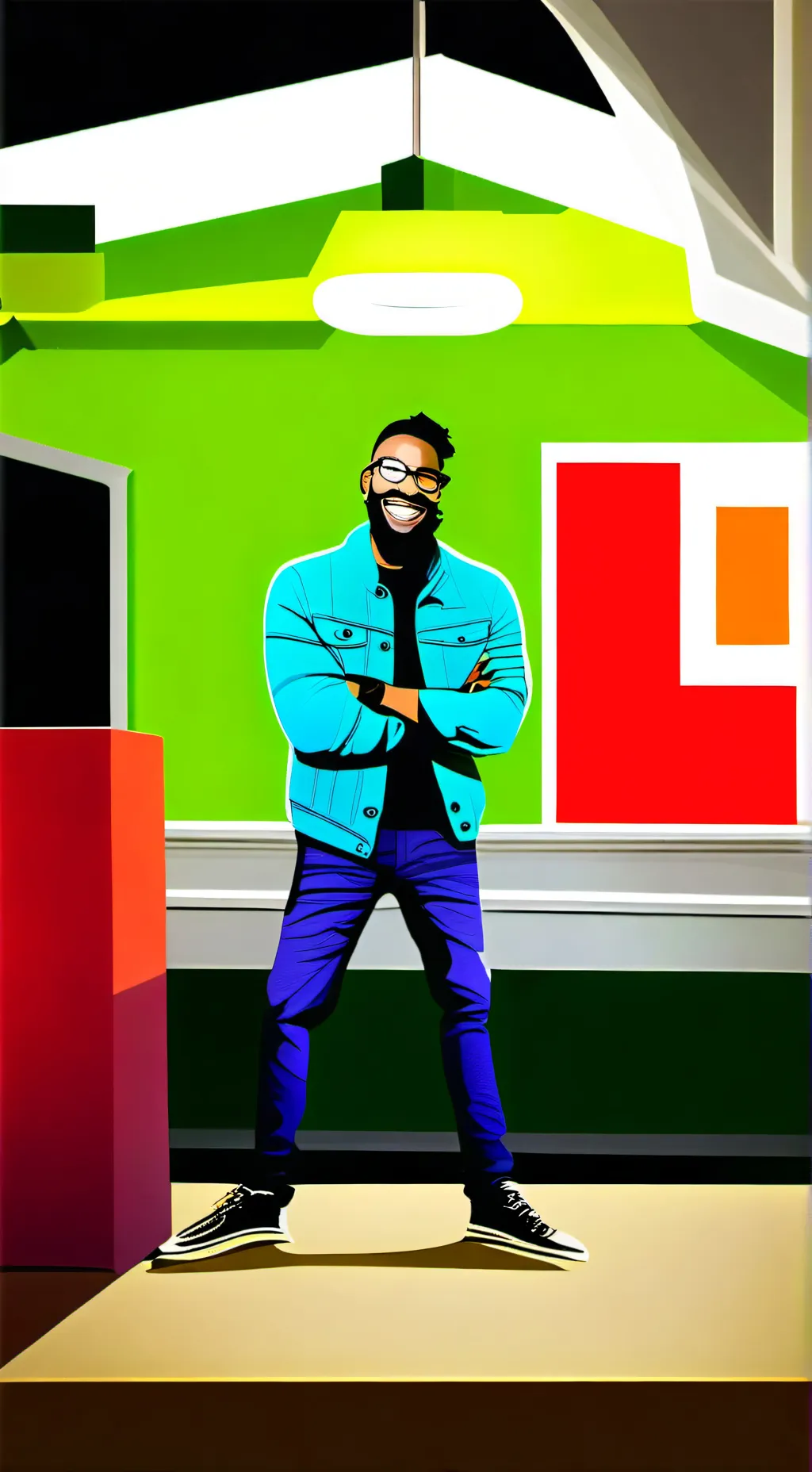 ai character: Max  background