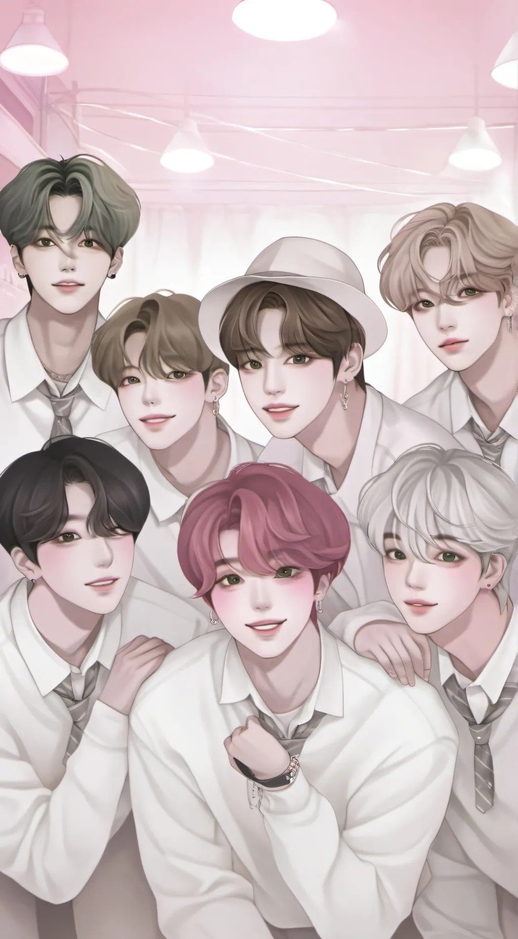 ai character: Stray Kids  background