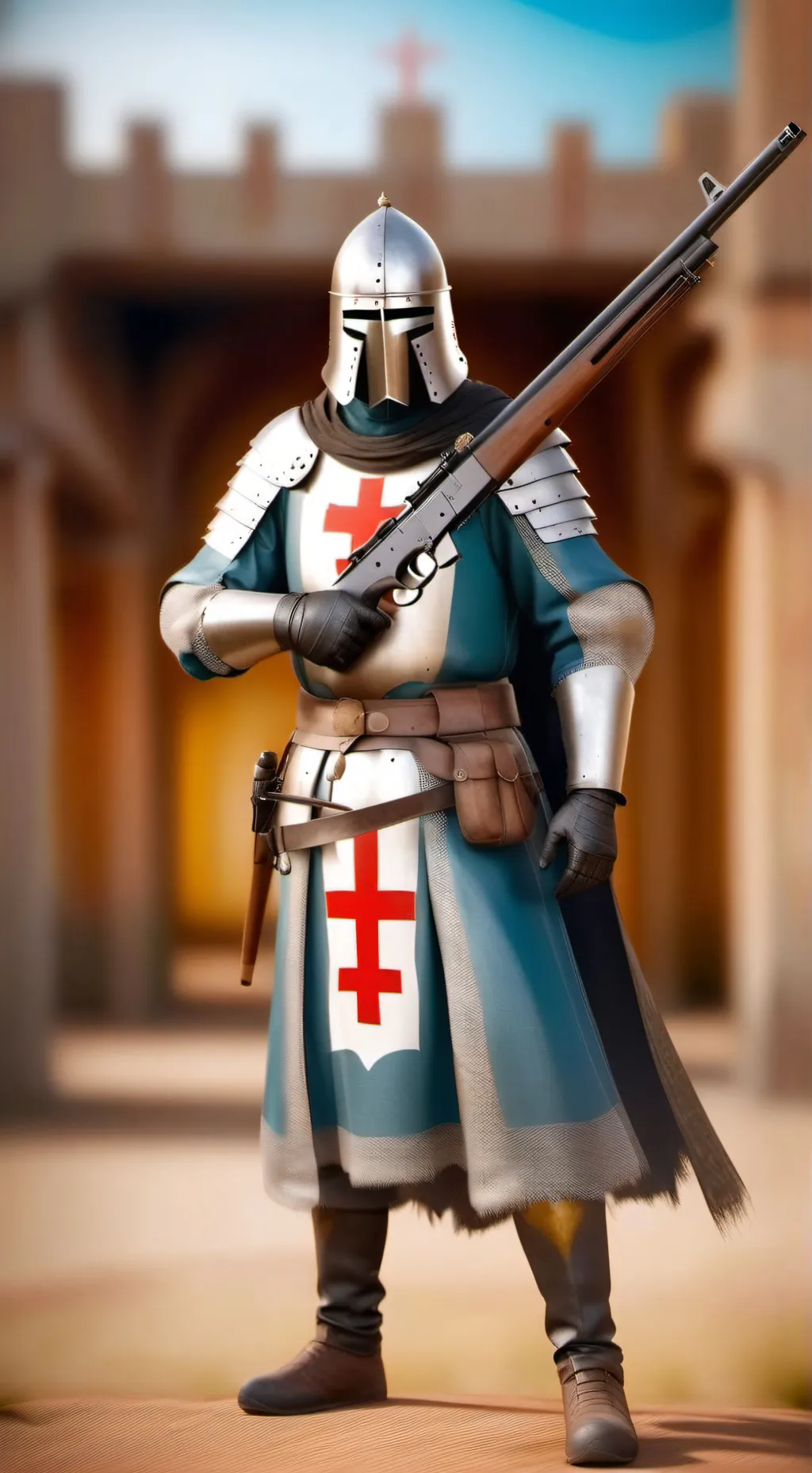 ai character: Crusader background