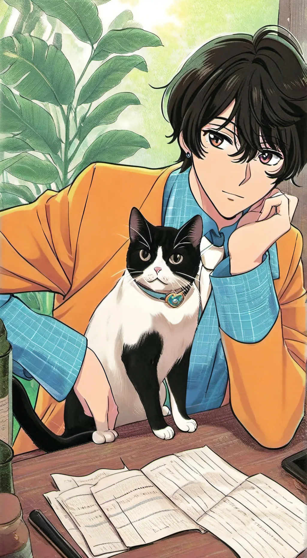 ai character: Alex background