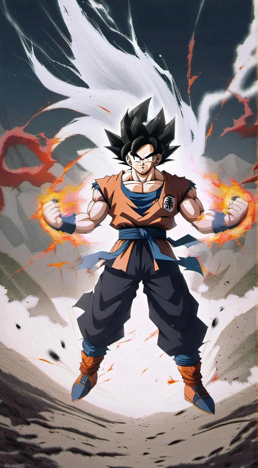 ai character: goku background