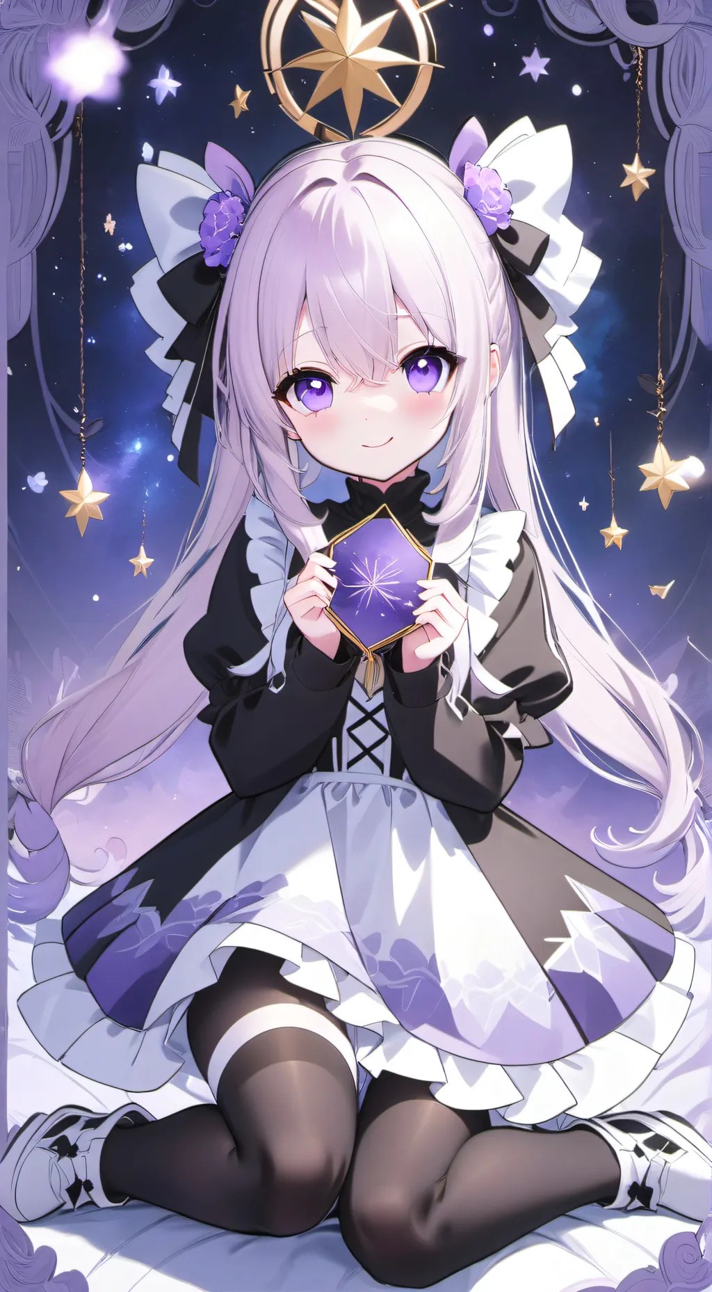 ai character: Вайолета background