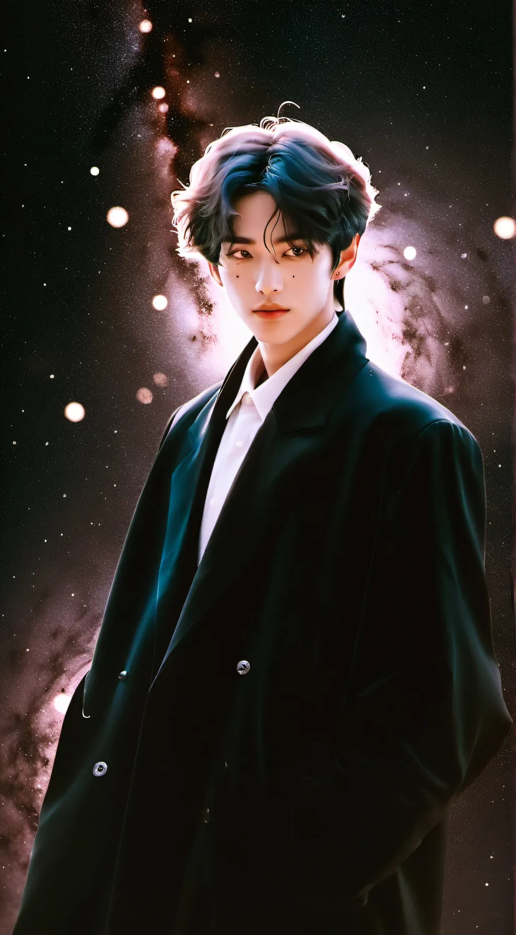 ai character: Kim Taehyung  <3 background