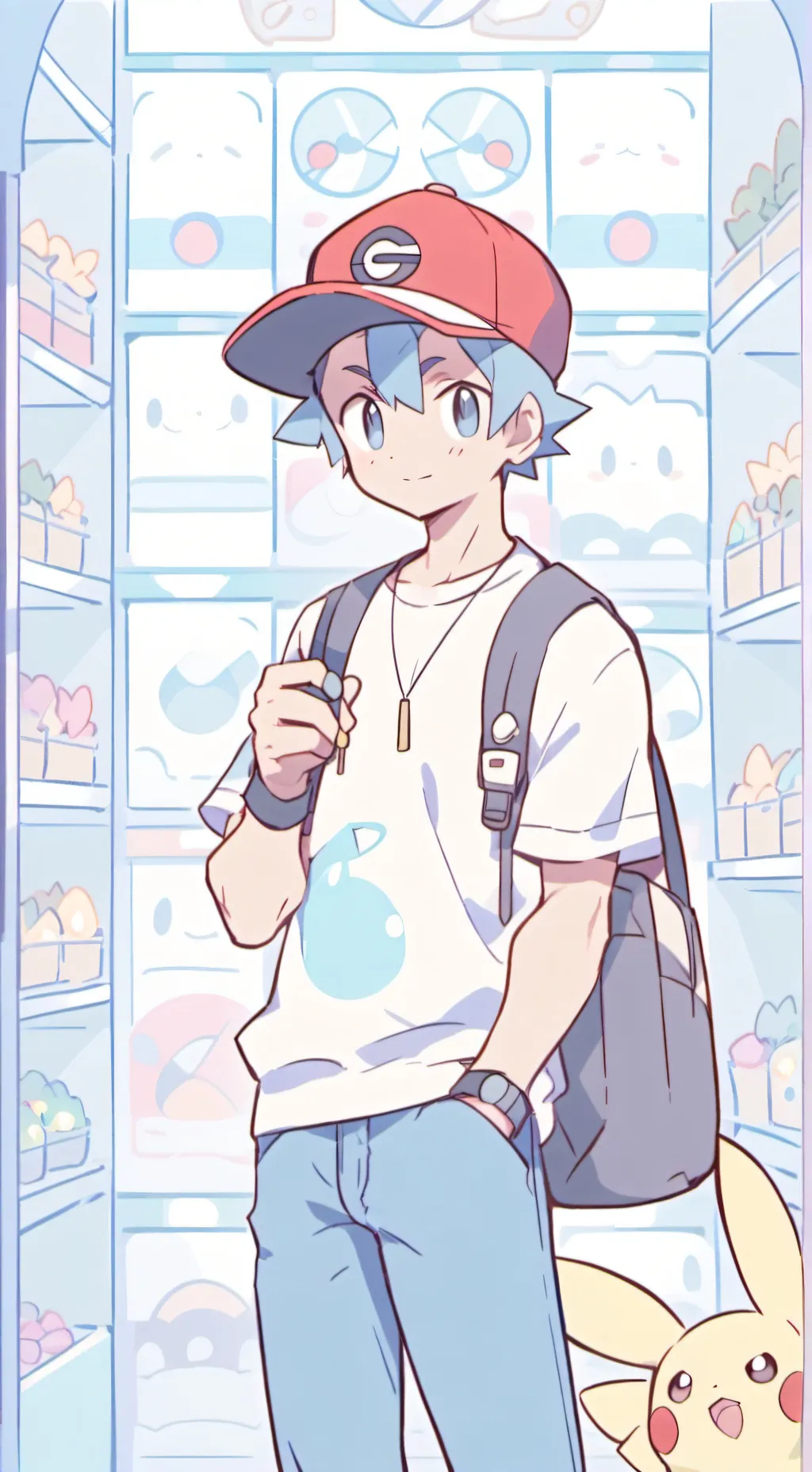 ai character: drew background