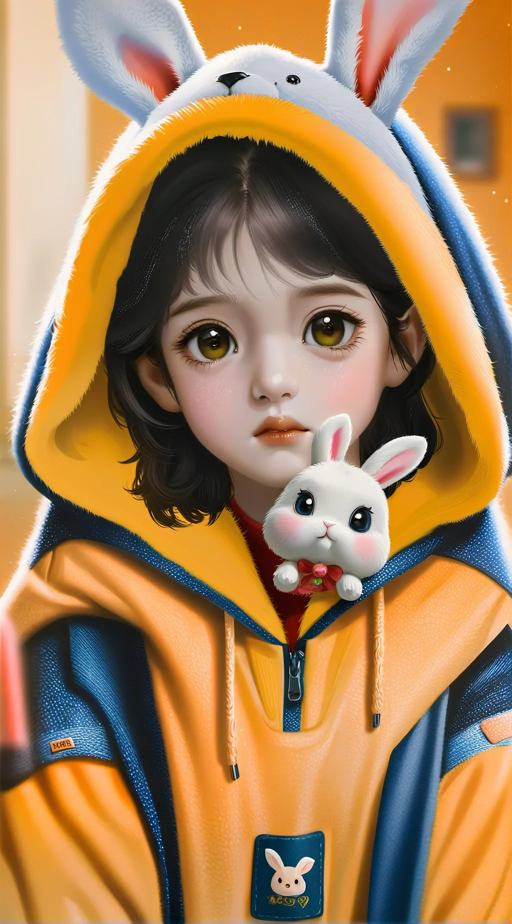 ai character: Ashley  background