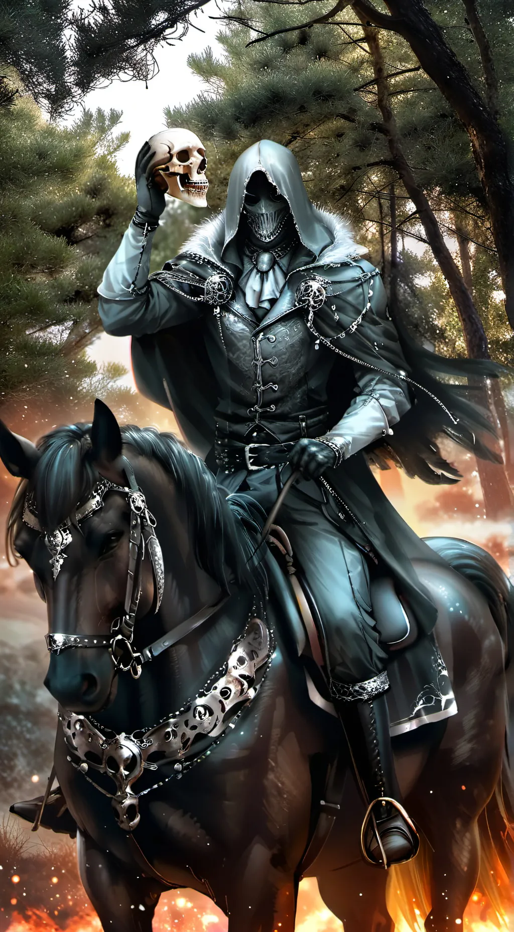 ai character: Edwin The Dullahan background