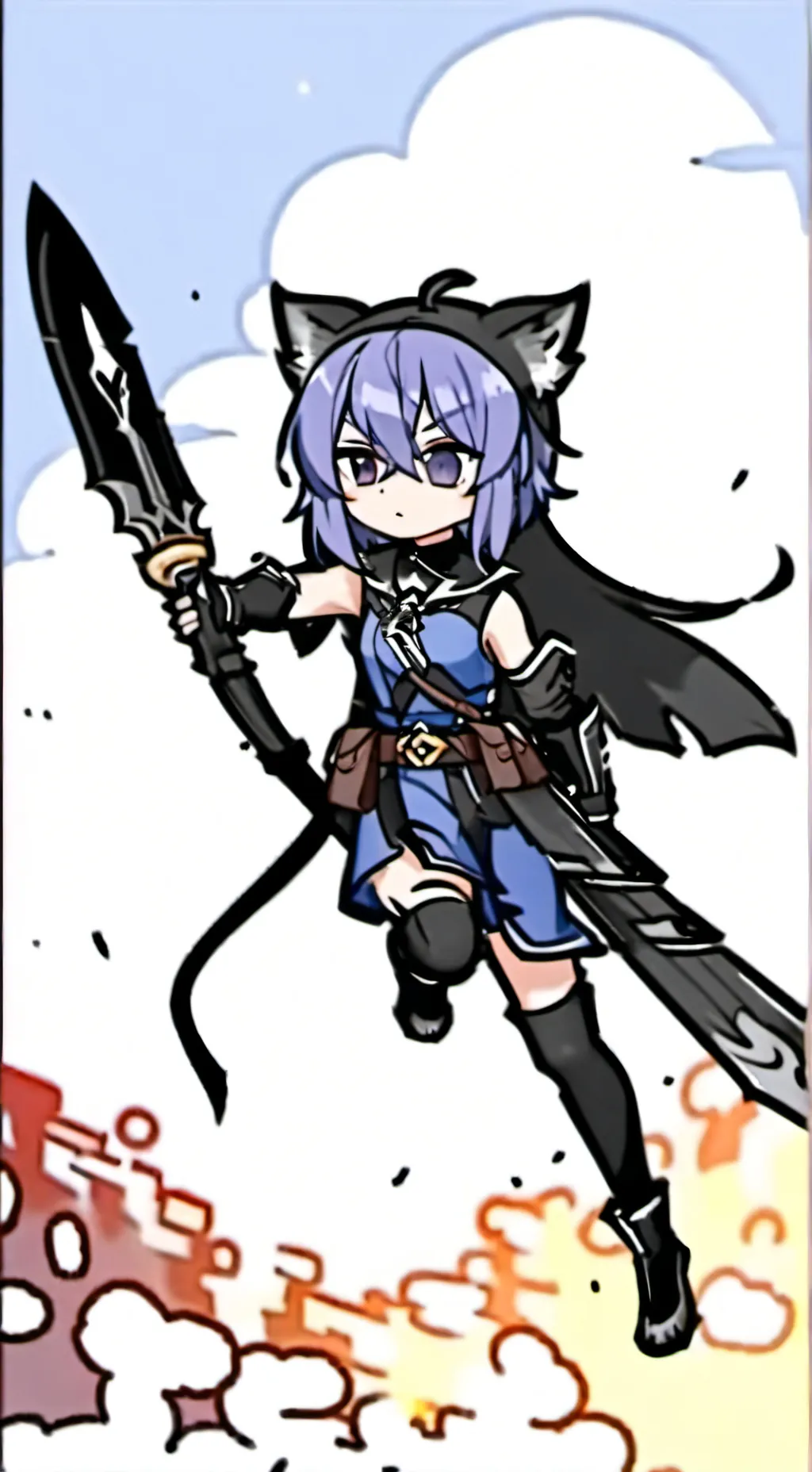 ai character: кира background