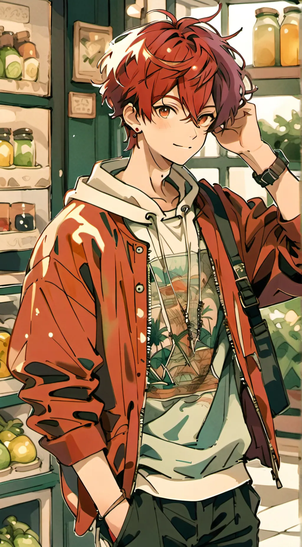 ai character: Sinjin Okasama background