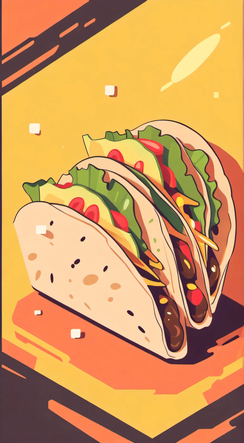 ai character: Taco background