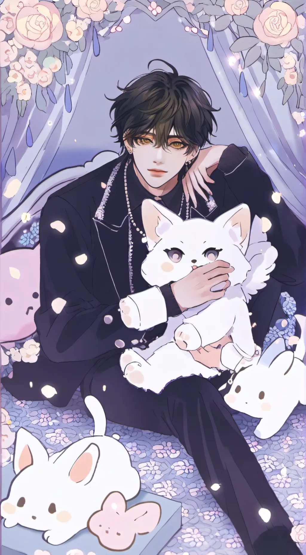 ai character: Landon  background