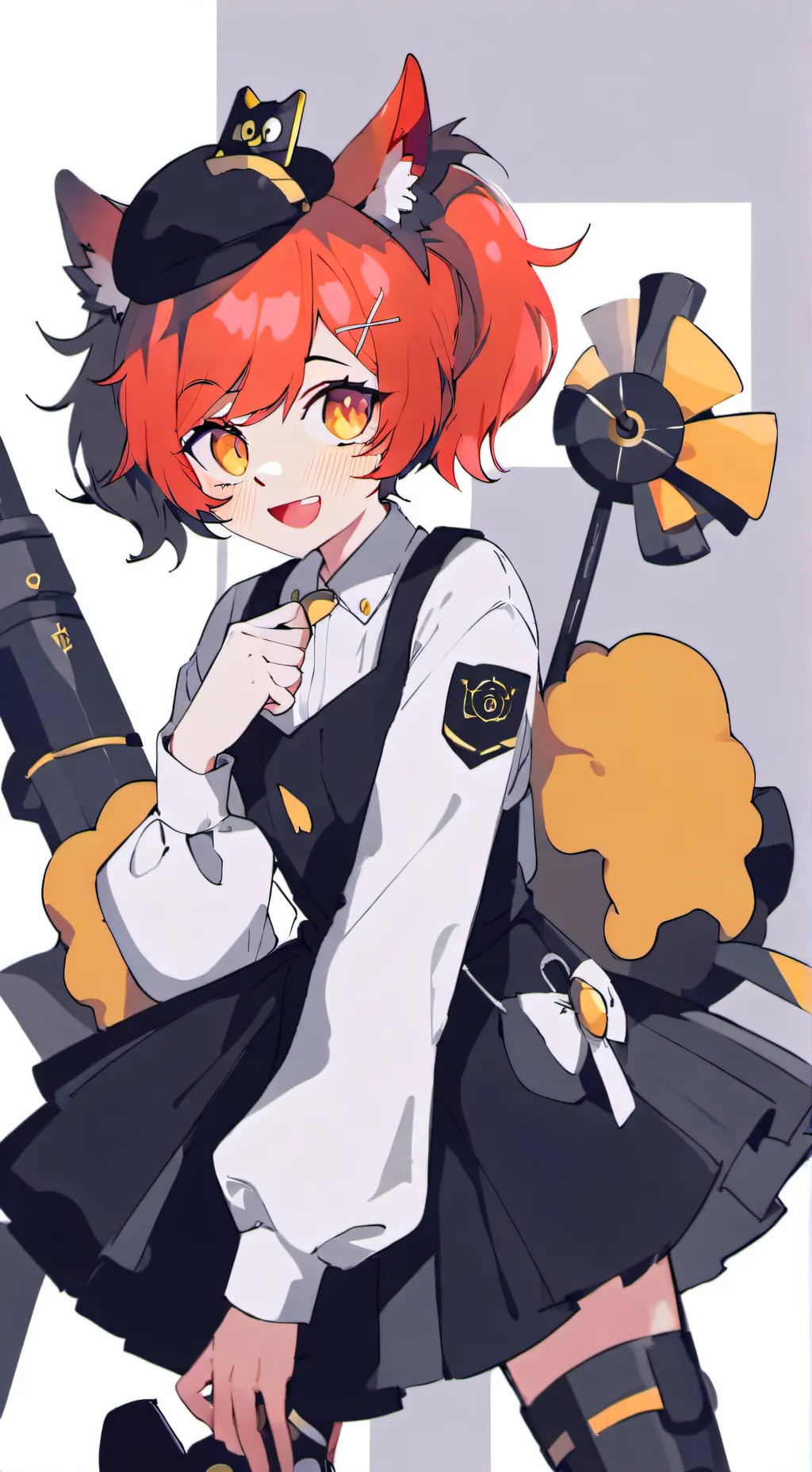 ai character: 🦊!💯 background