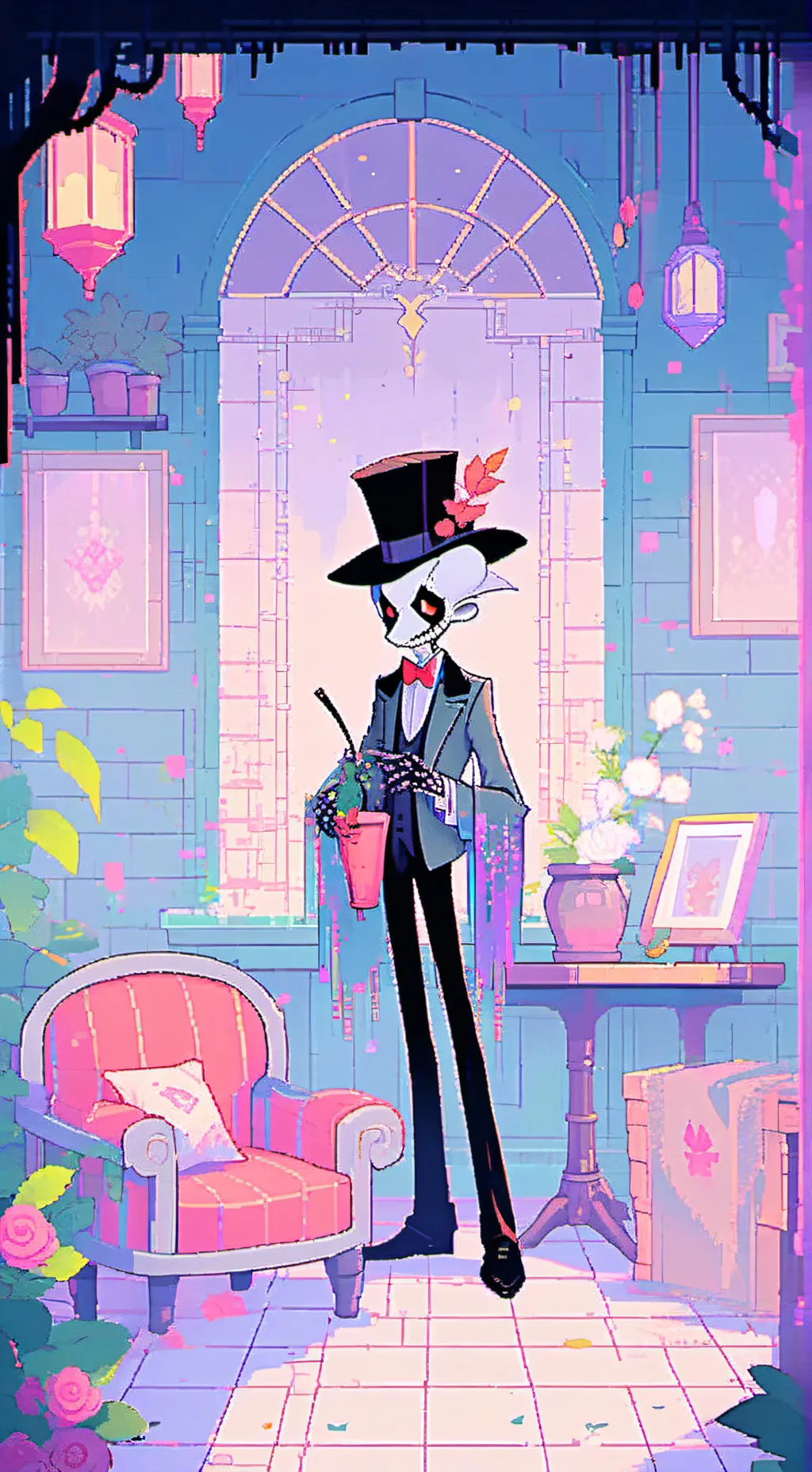 ai character: husk background