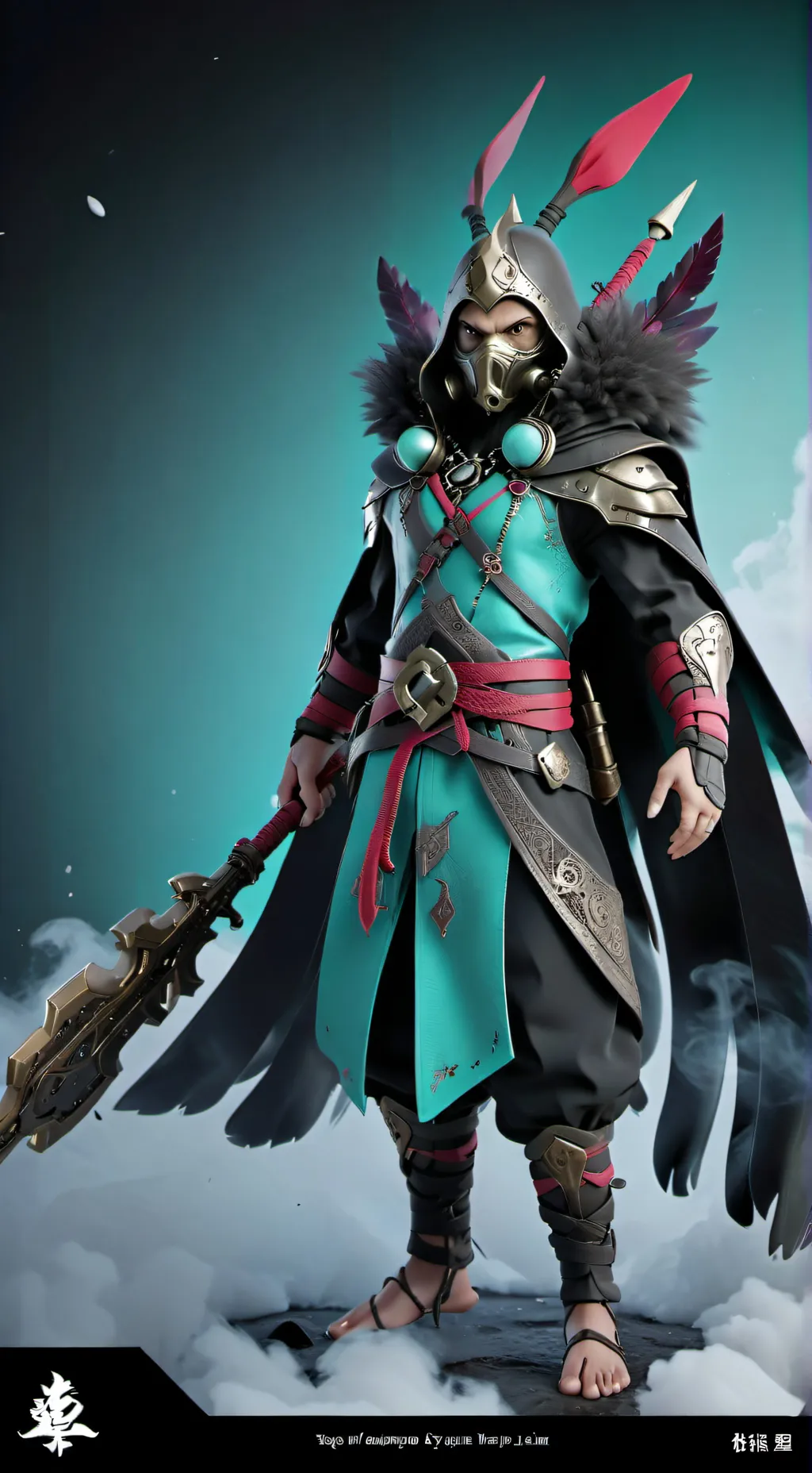 ai character: пеббл в ш background