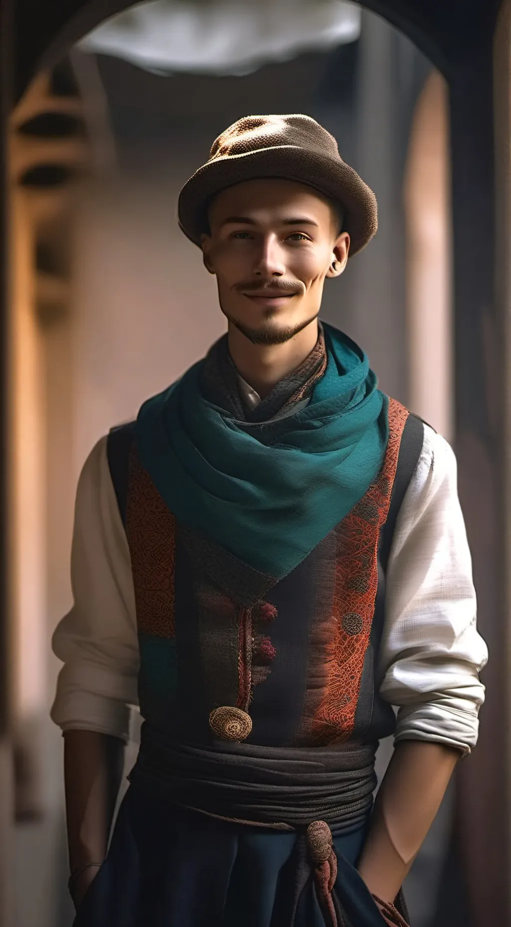 ai character: szymix background