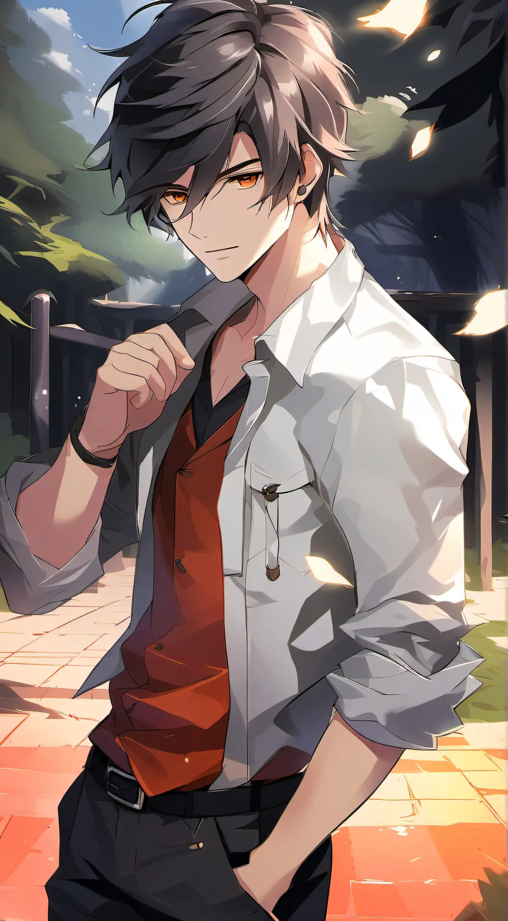 ai character: noah background