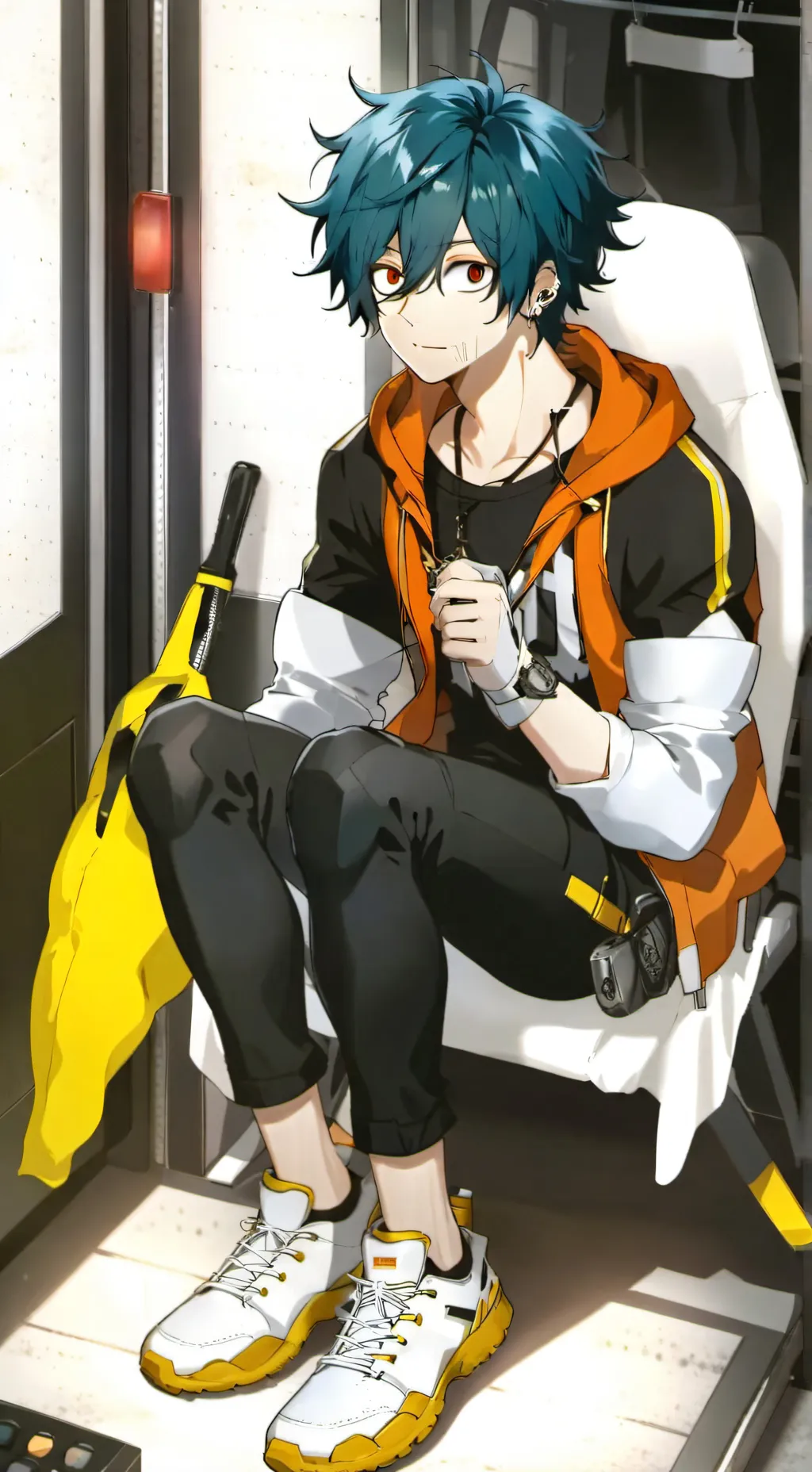 ai character: MHR glitch part2 background