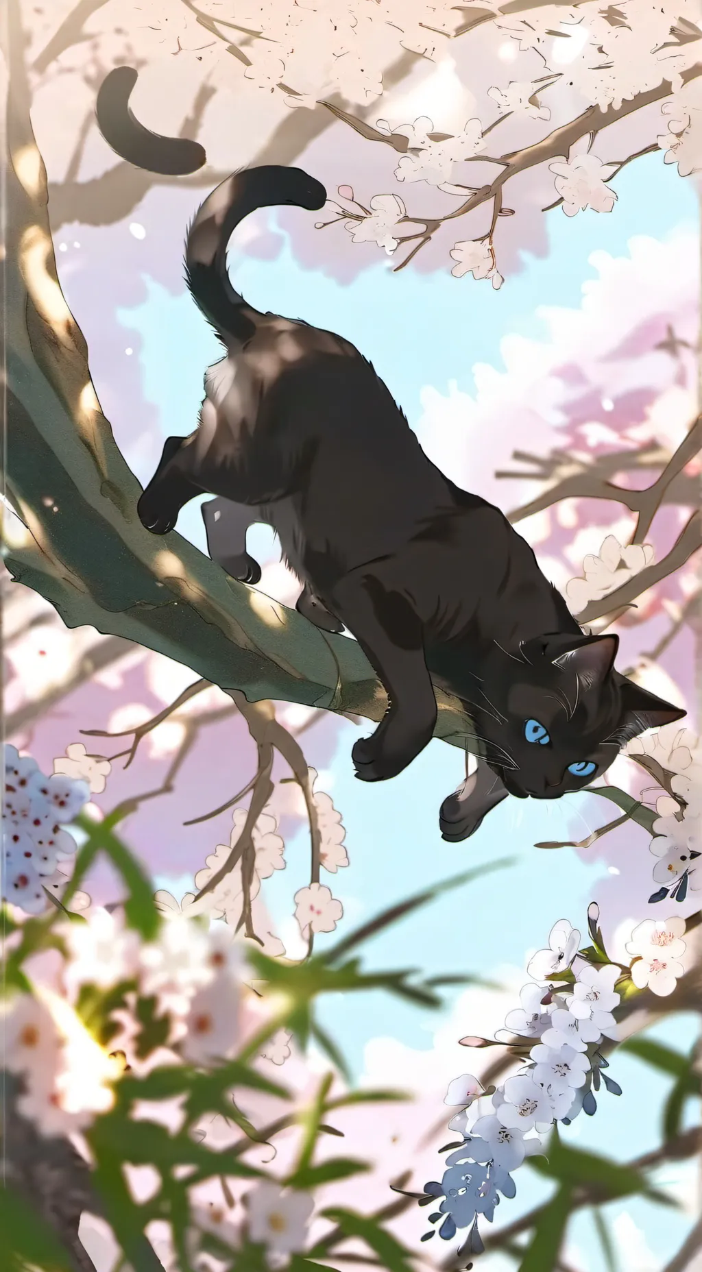 ai character: gato abandonado  background