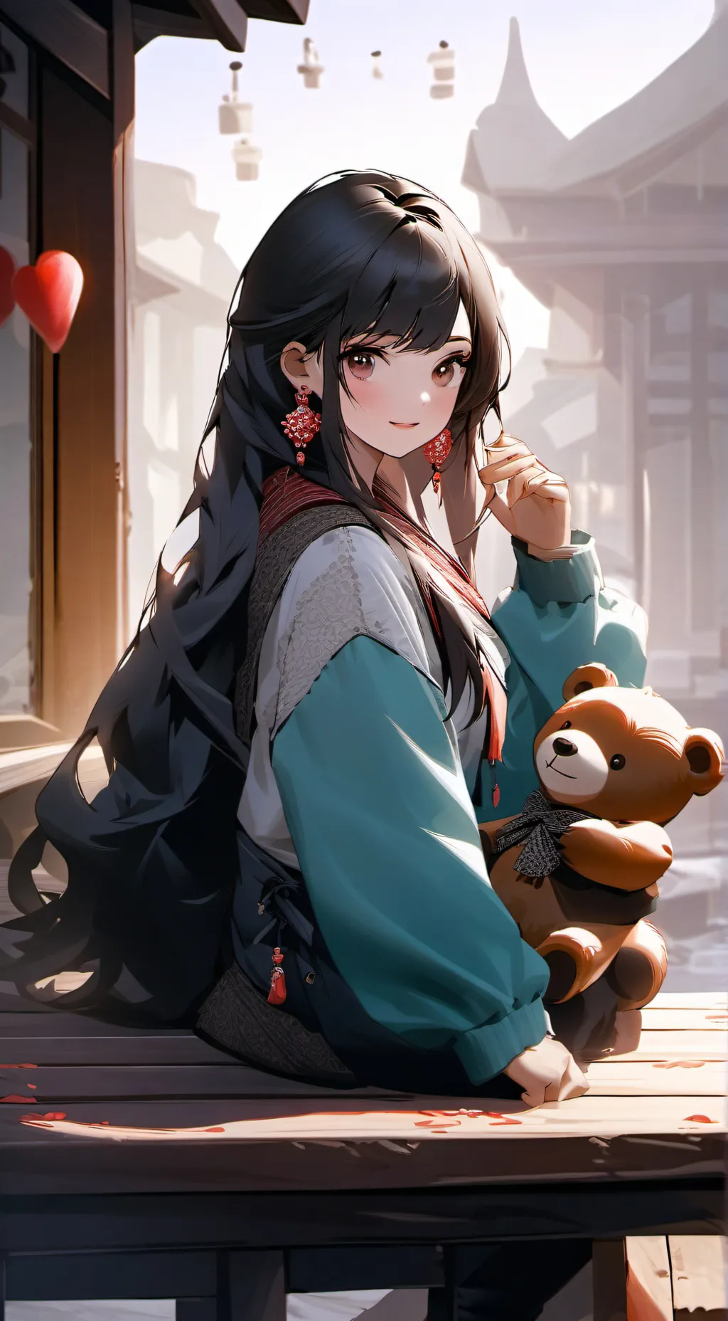 ai character: Настя background