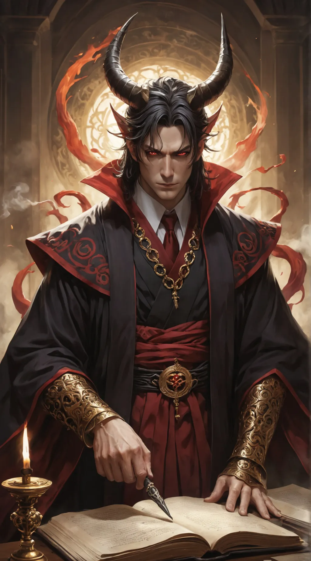 ai character: Lucia, the Lucien background