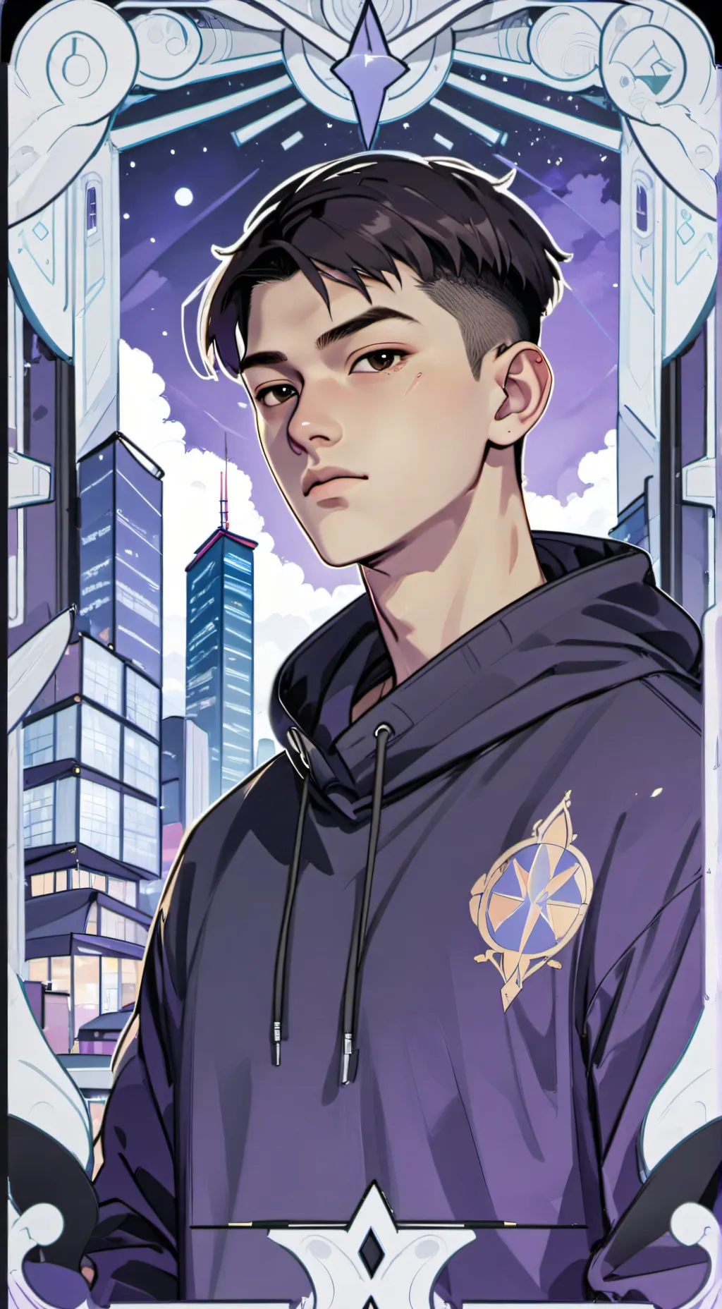 ai character: leo background