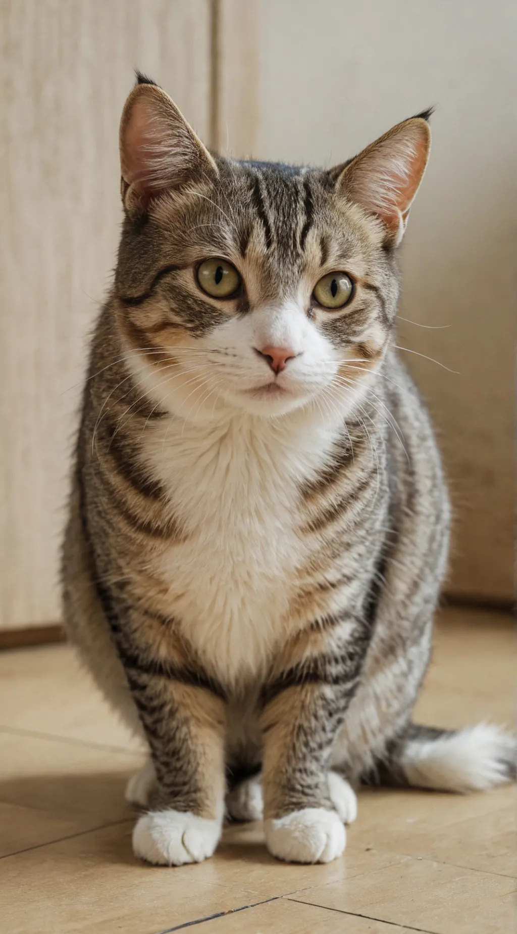 ai character: Freaky cat background