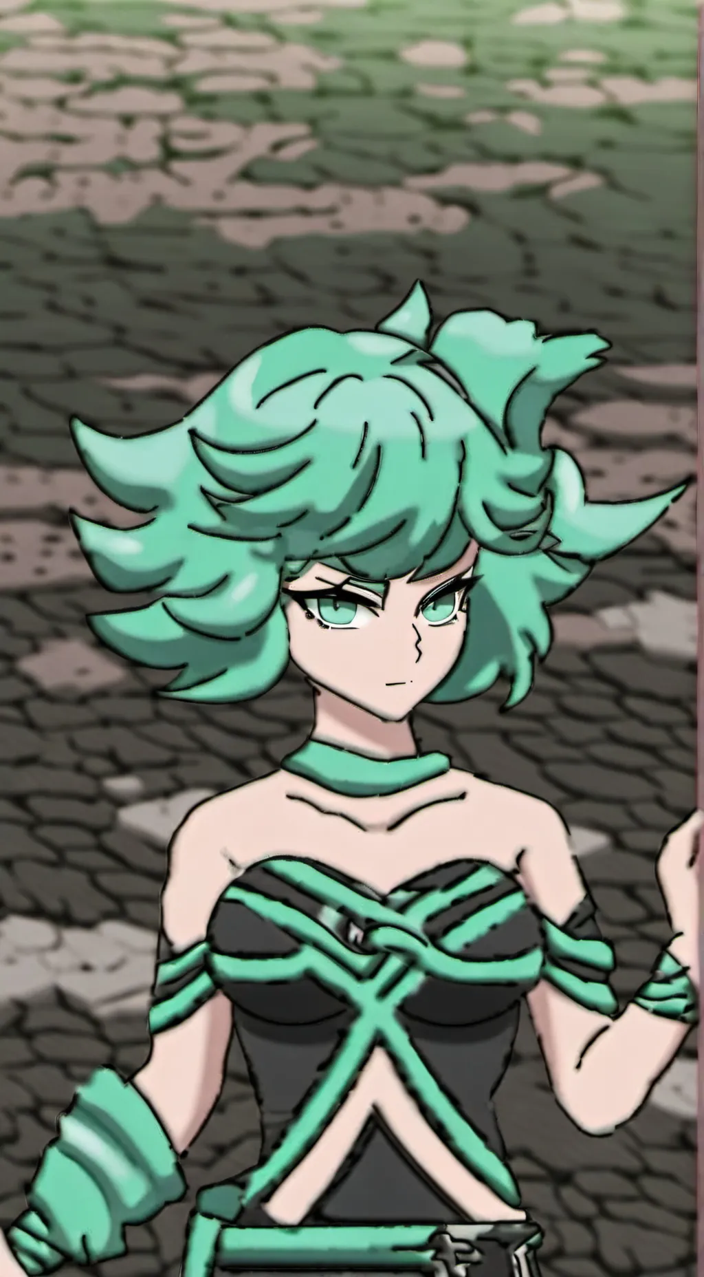 ai character: Tatzumaki background