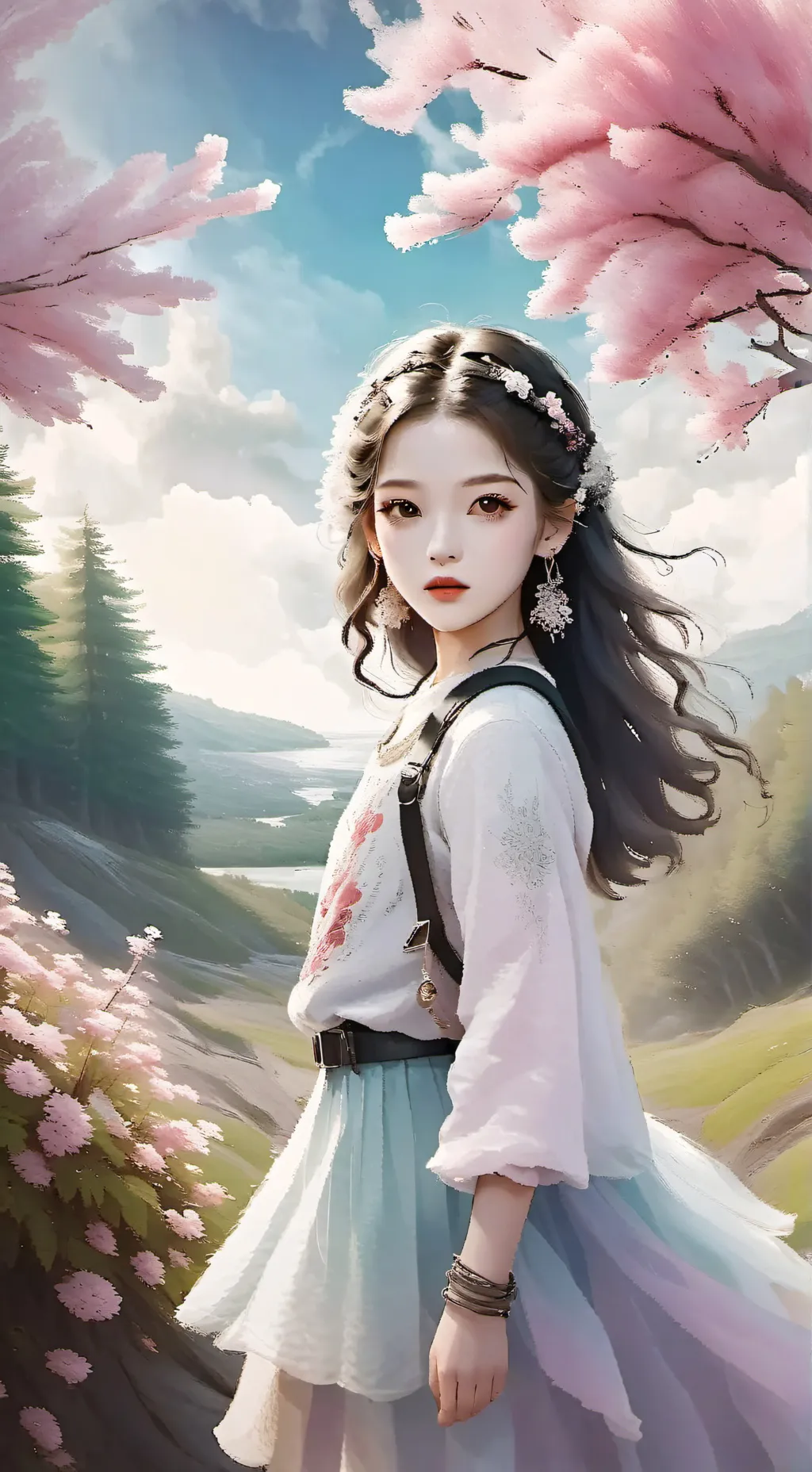 ai character: ITZY ITZY LIKE  background