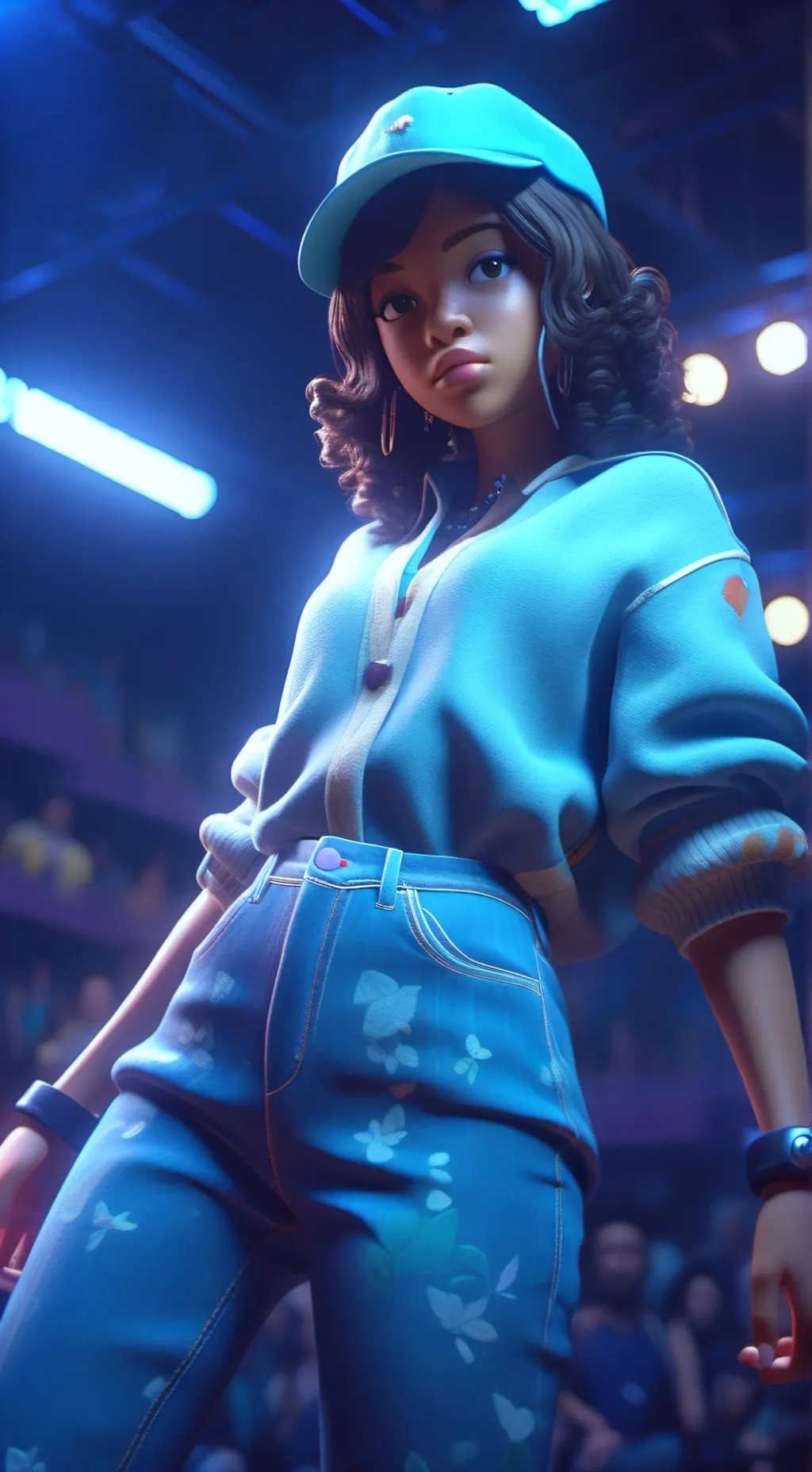 ai character:  Wendy  background