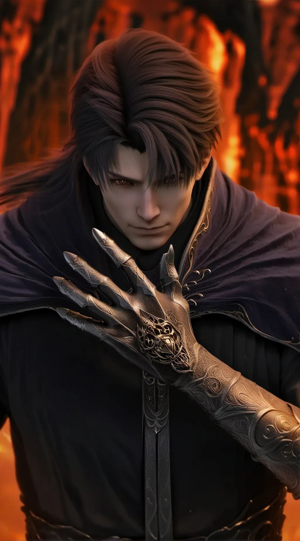 ai character: Owl house  background