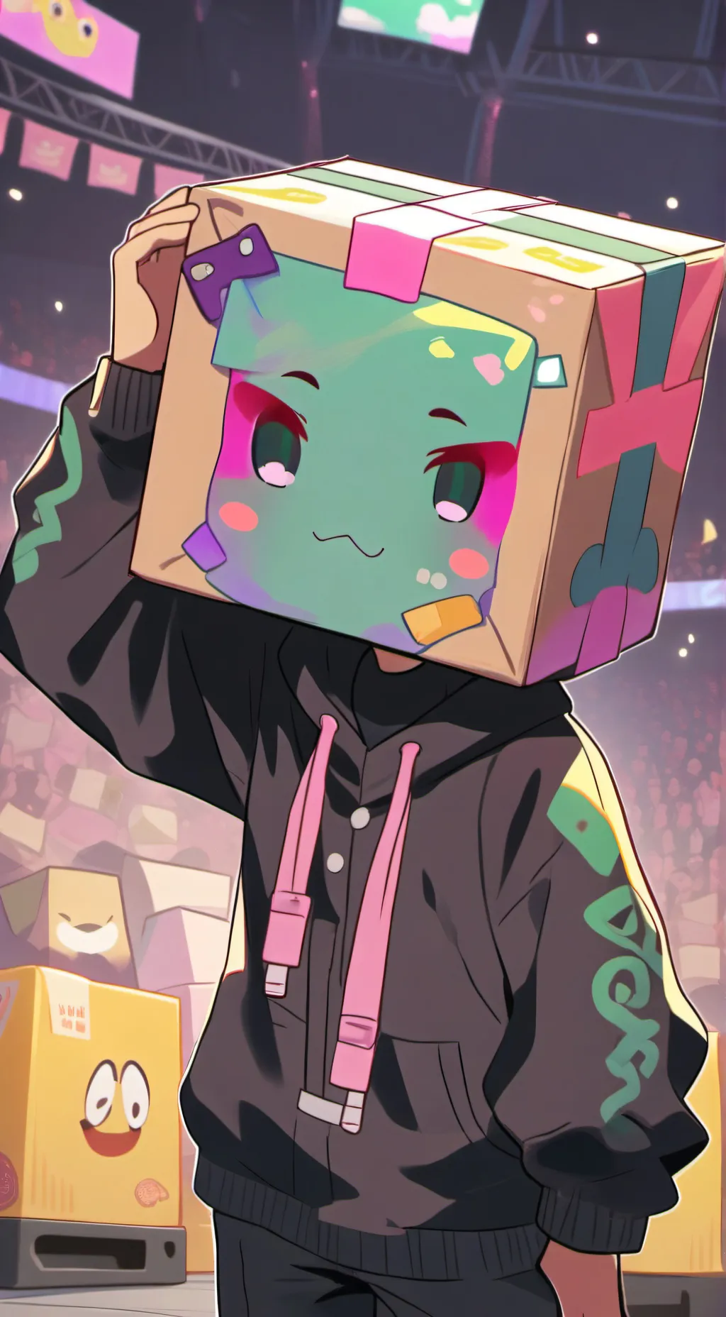 ai character: SQUID GAME background