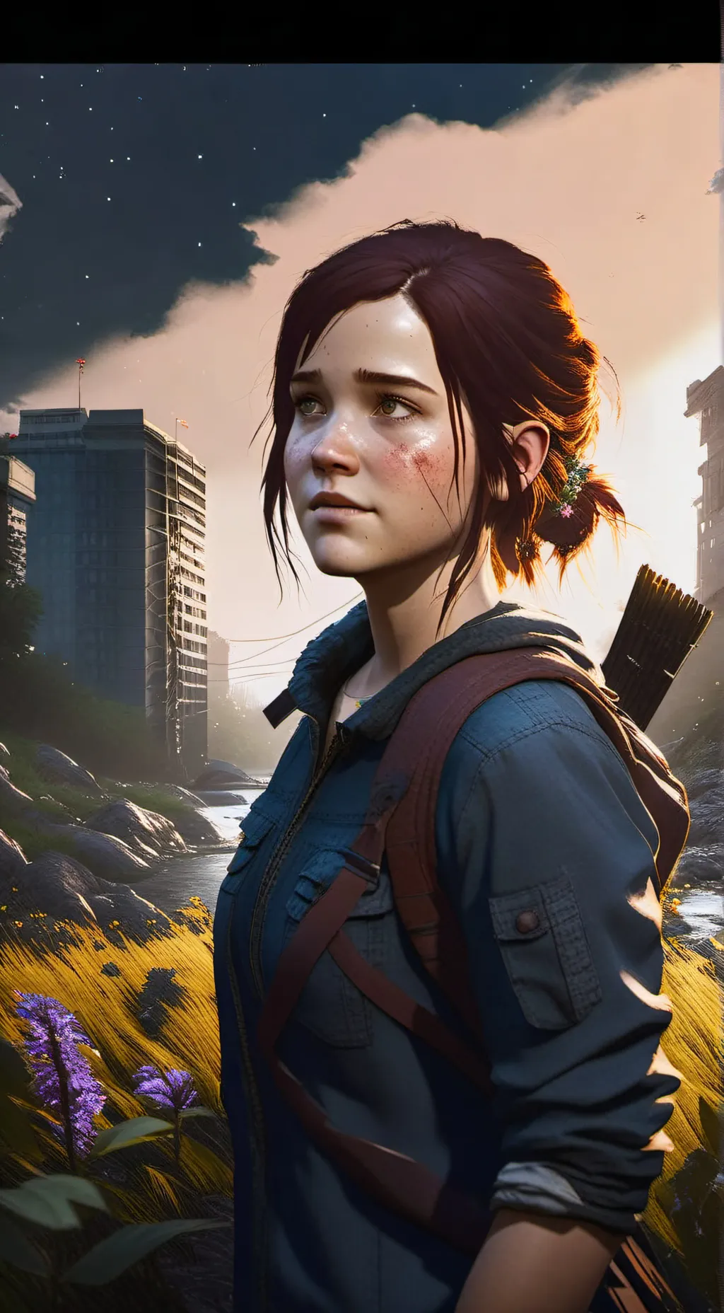 ai character: Элли background