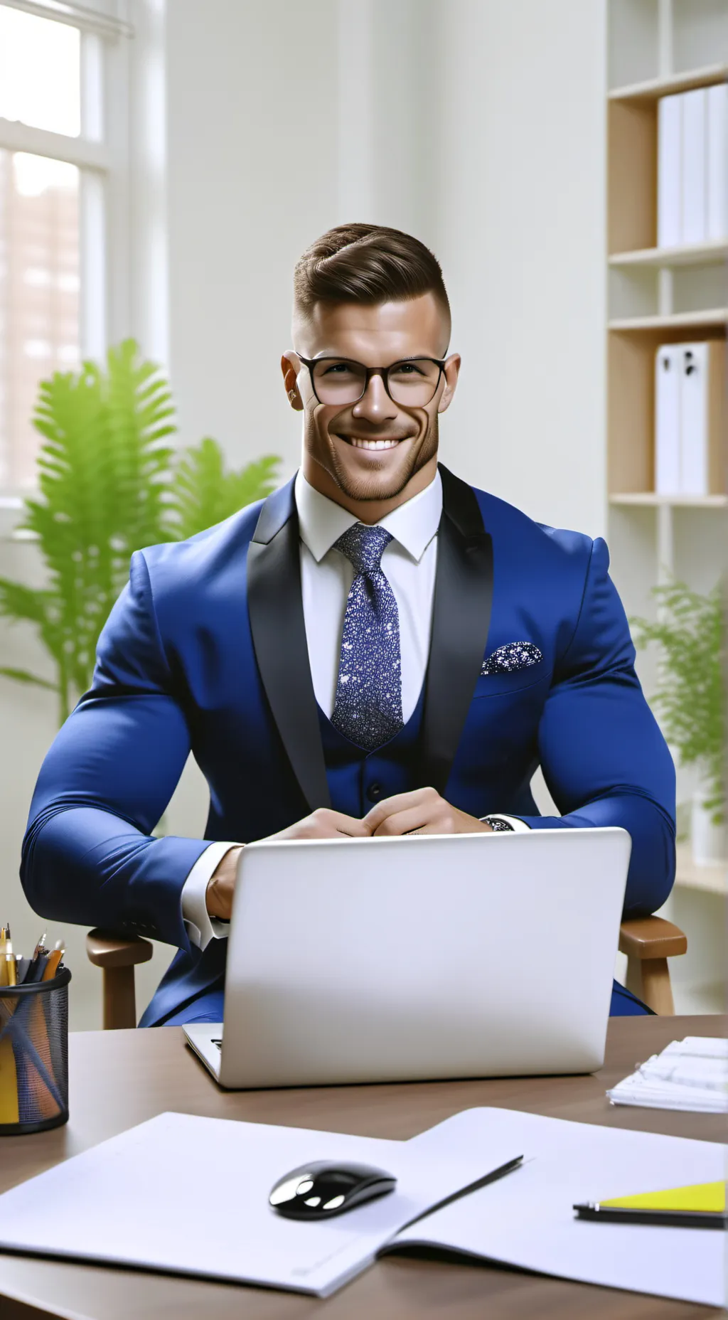 ai character: Mr. Crust background