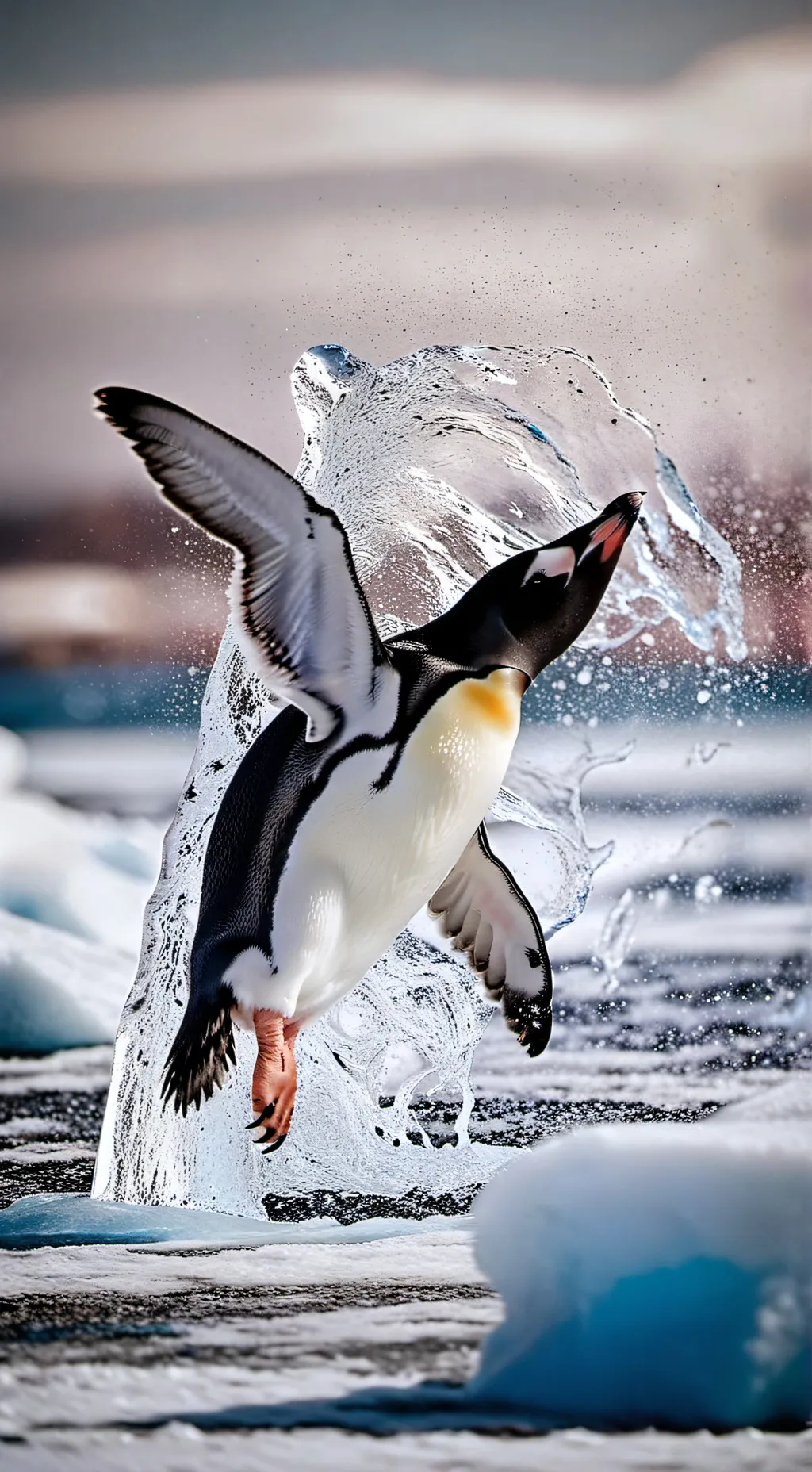 ai character: penguin assistant background